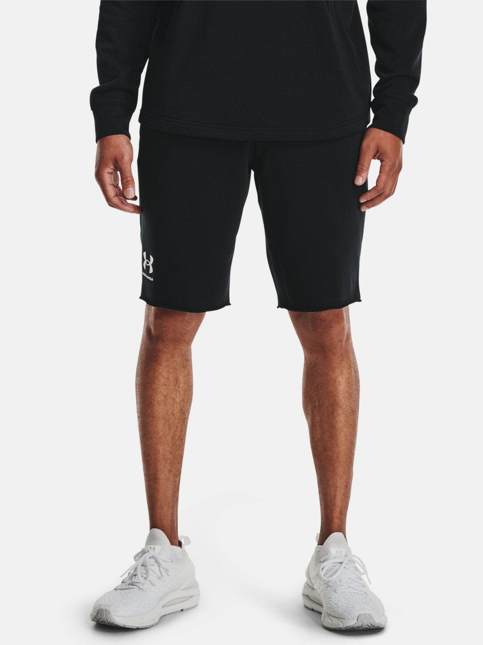 Under Armour Rival Terry Short pants Black - Pepit.gr