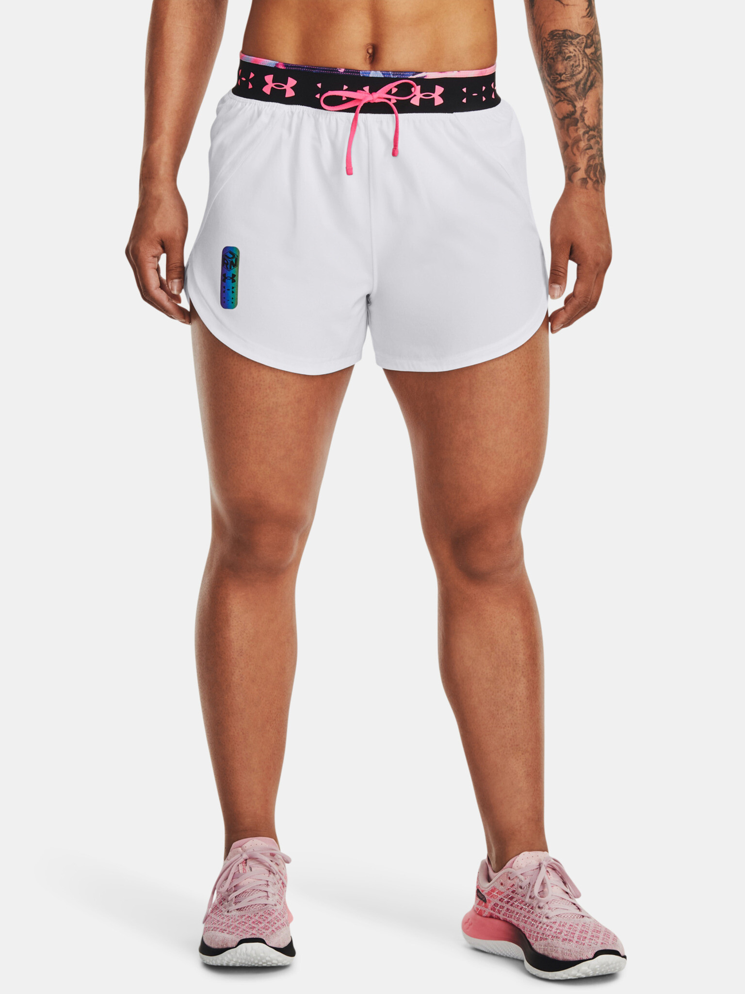 Under Armour Run Anywhere Shorts White - Pepit.gr