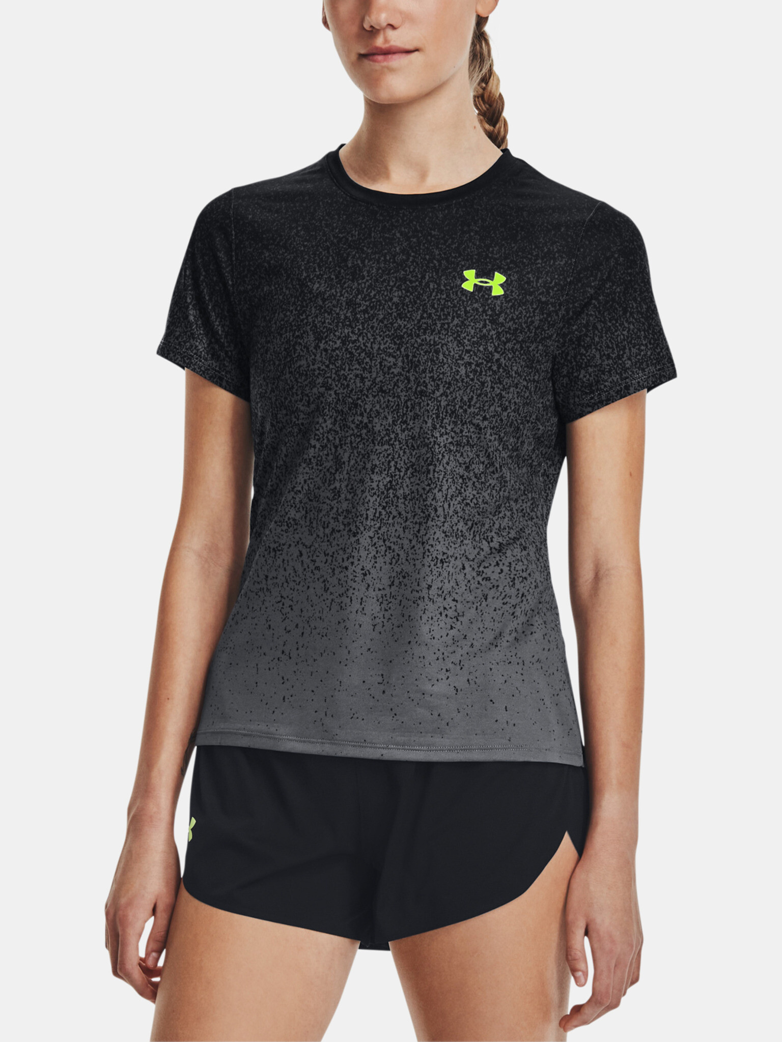 Under Armour Rush Cicada T-shirt Black - Pepit.gr