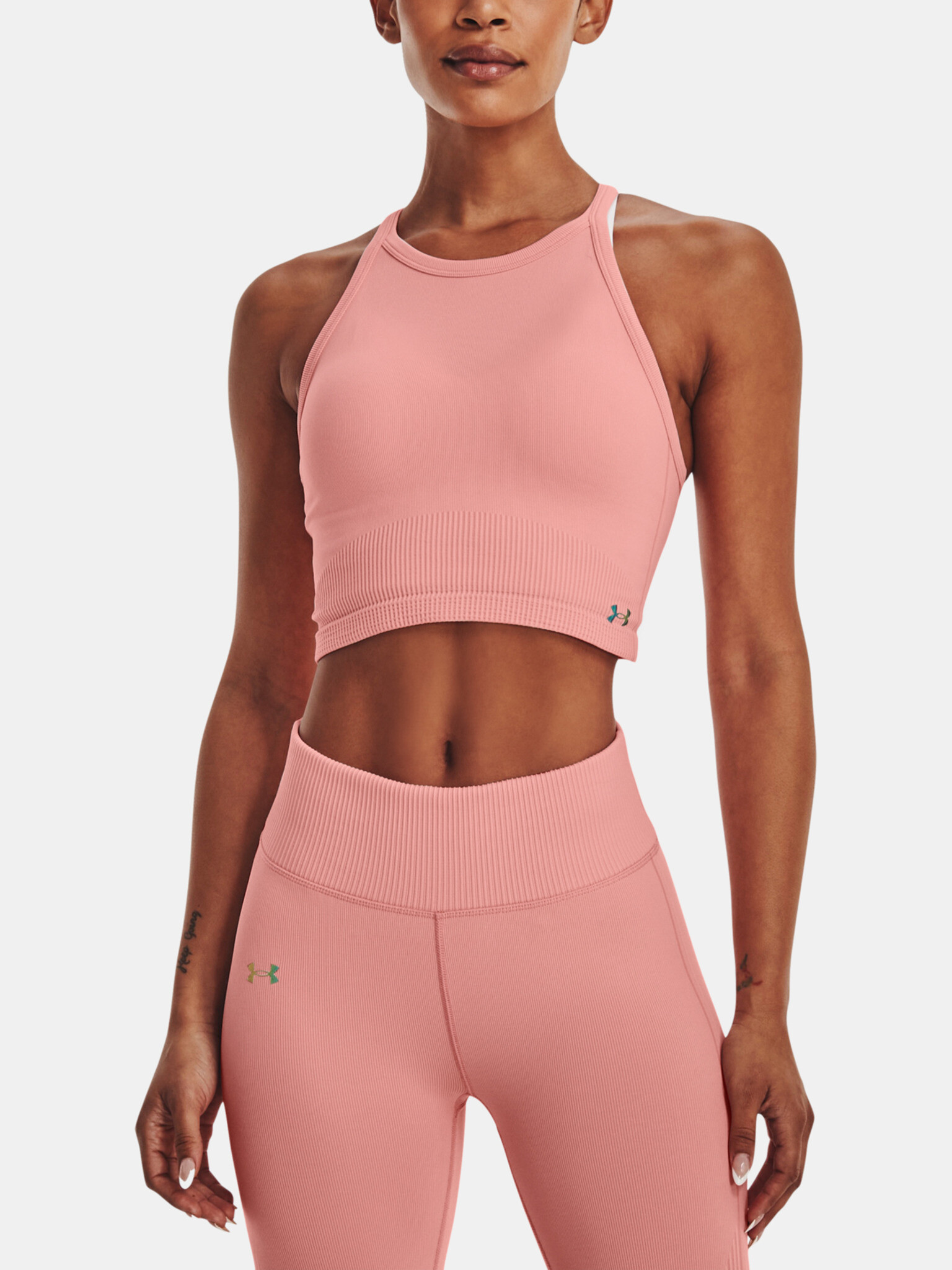 Under Armour Rush Seamless Top Pink - Pepit.gr