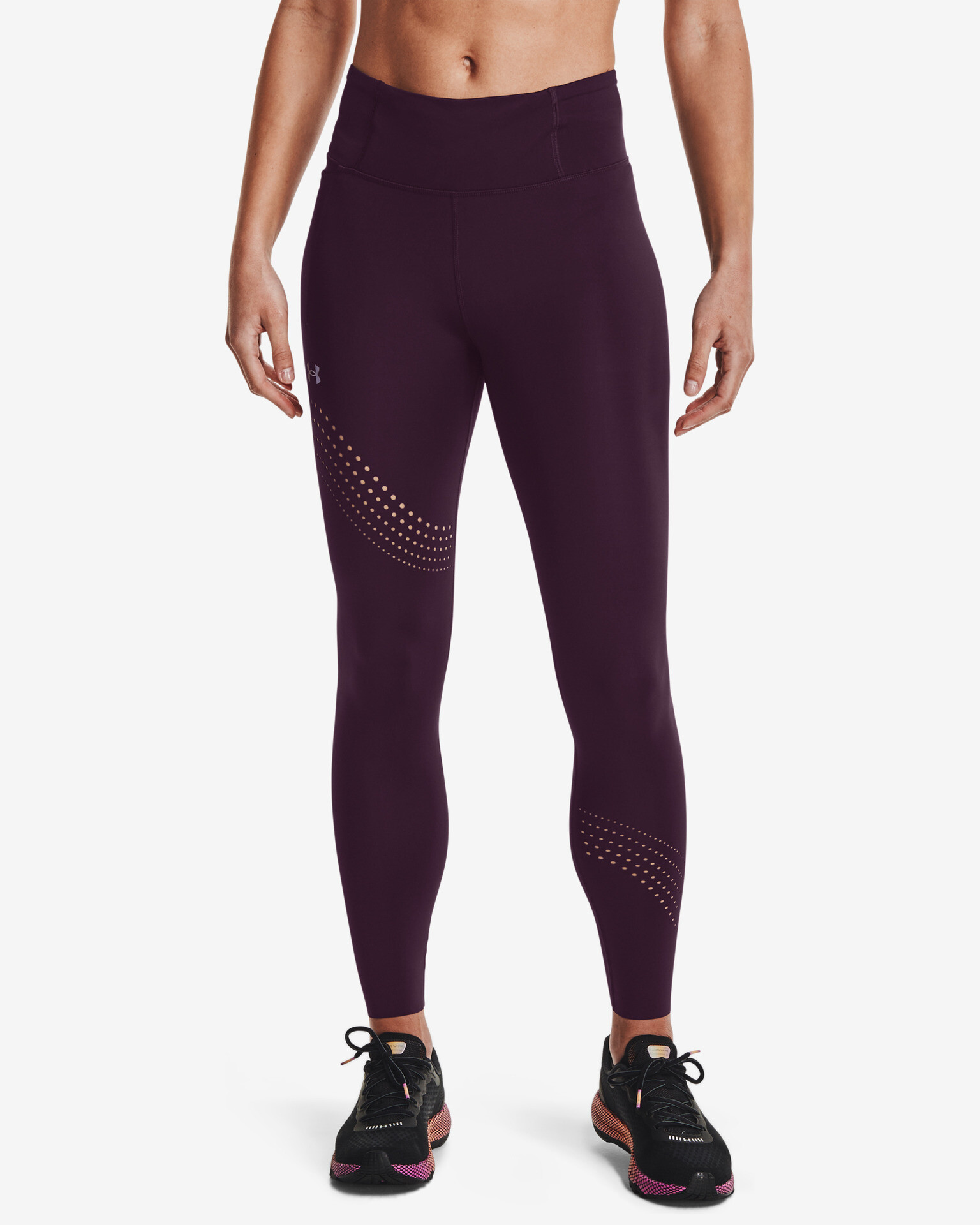 Under Armour Speedpocket Perf 7/8 Leggings Violet - Pepit.gr