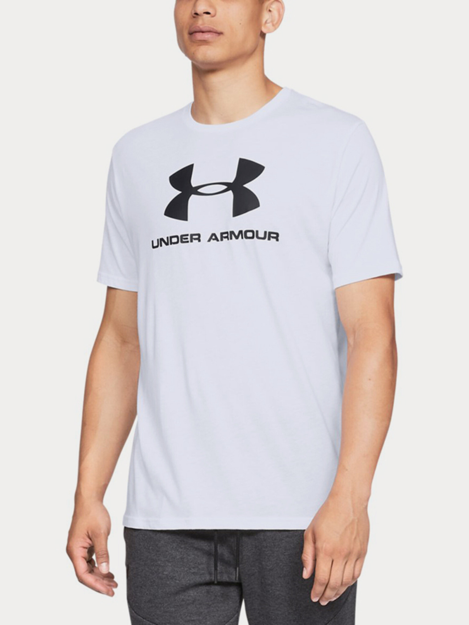 Under Armour Sportstyle T-shirt White - Pepit.gr