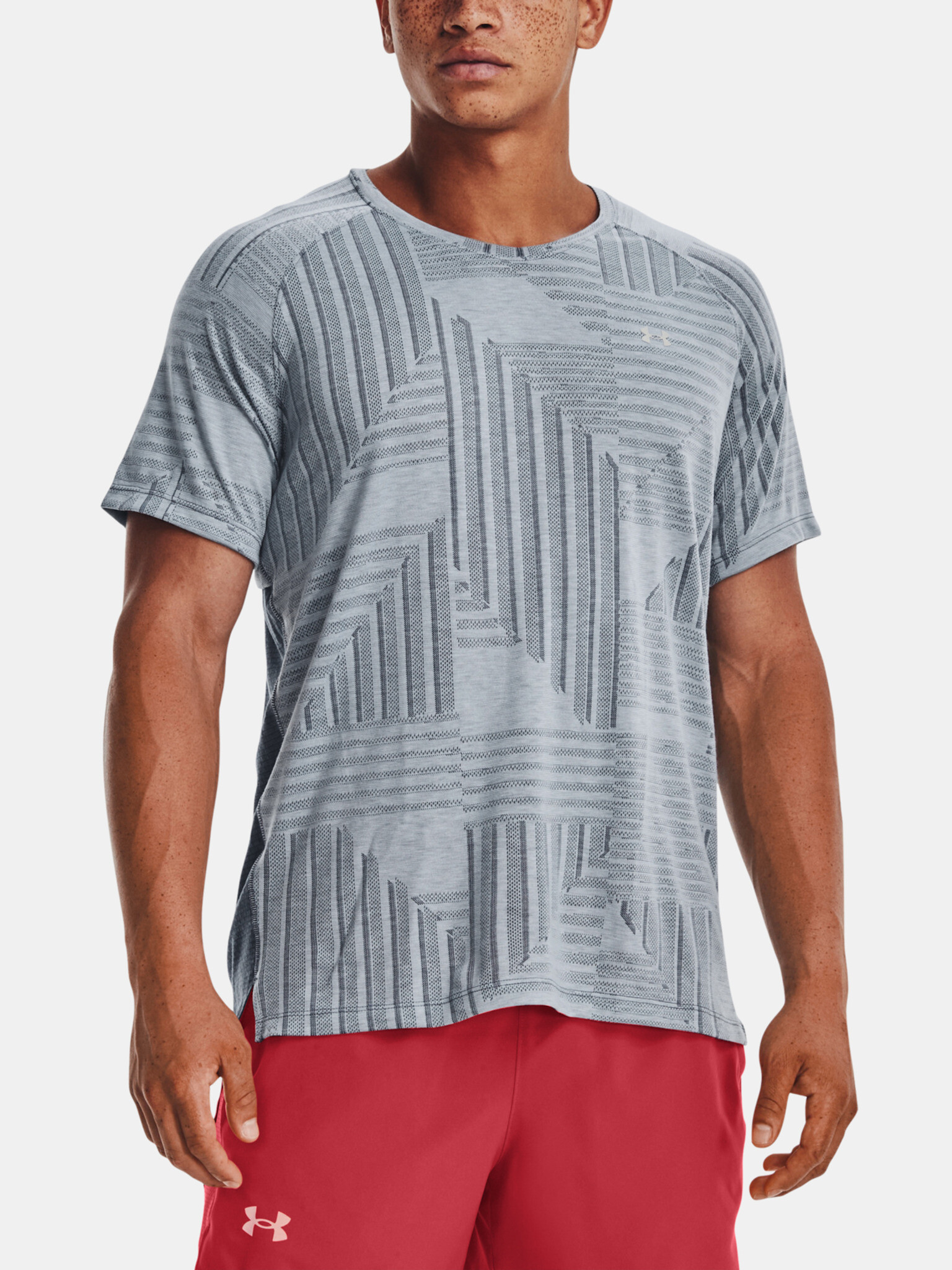 Under Armour Streaker T-shirt Blue - Pepit.gr