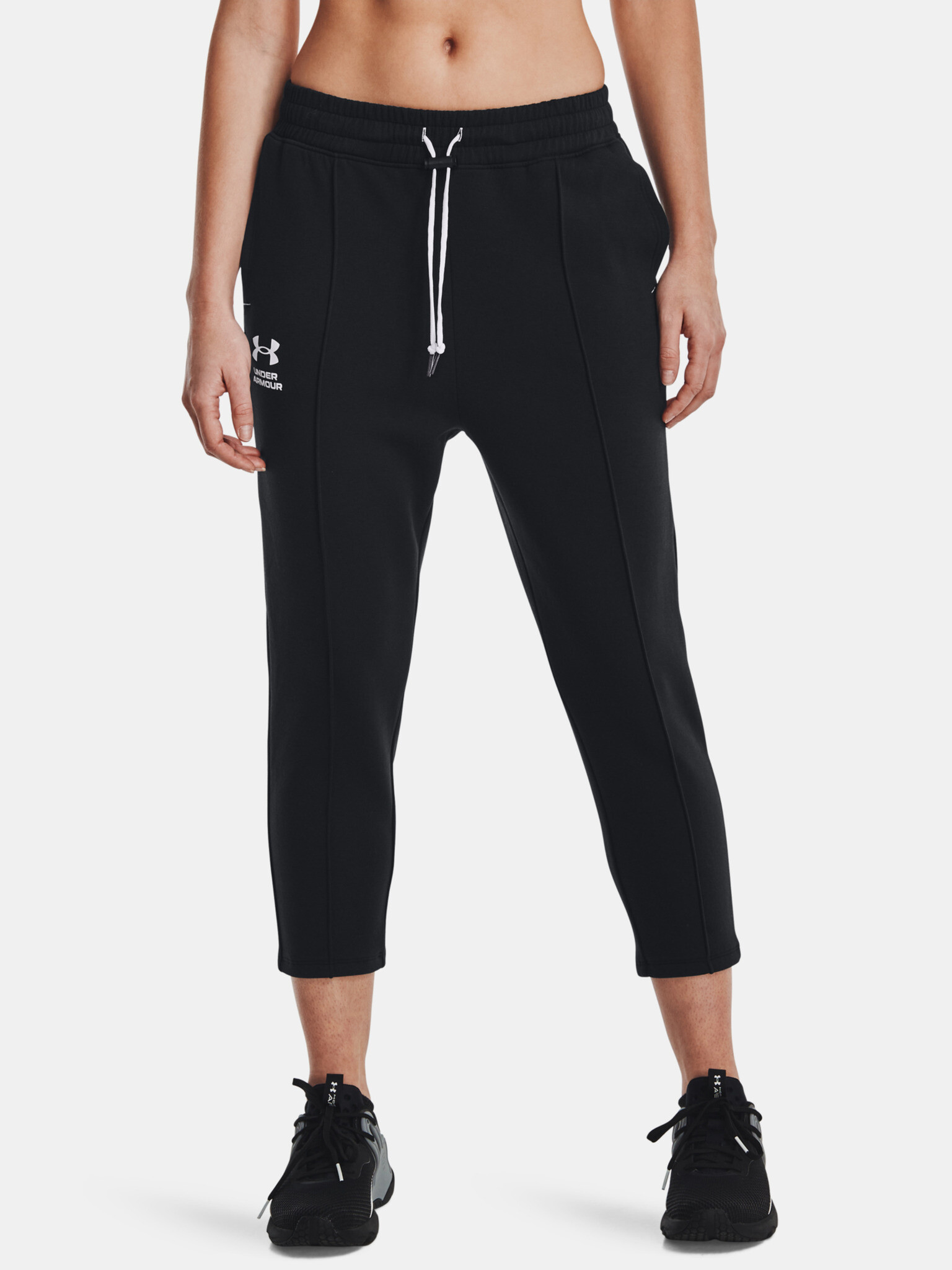 Under Armour Summit Knit Ankle Sweatpants Black - Pepit.gr