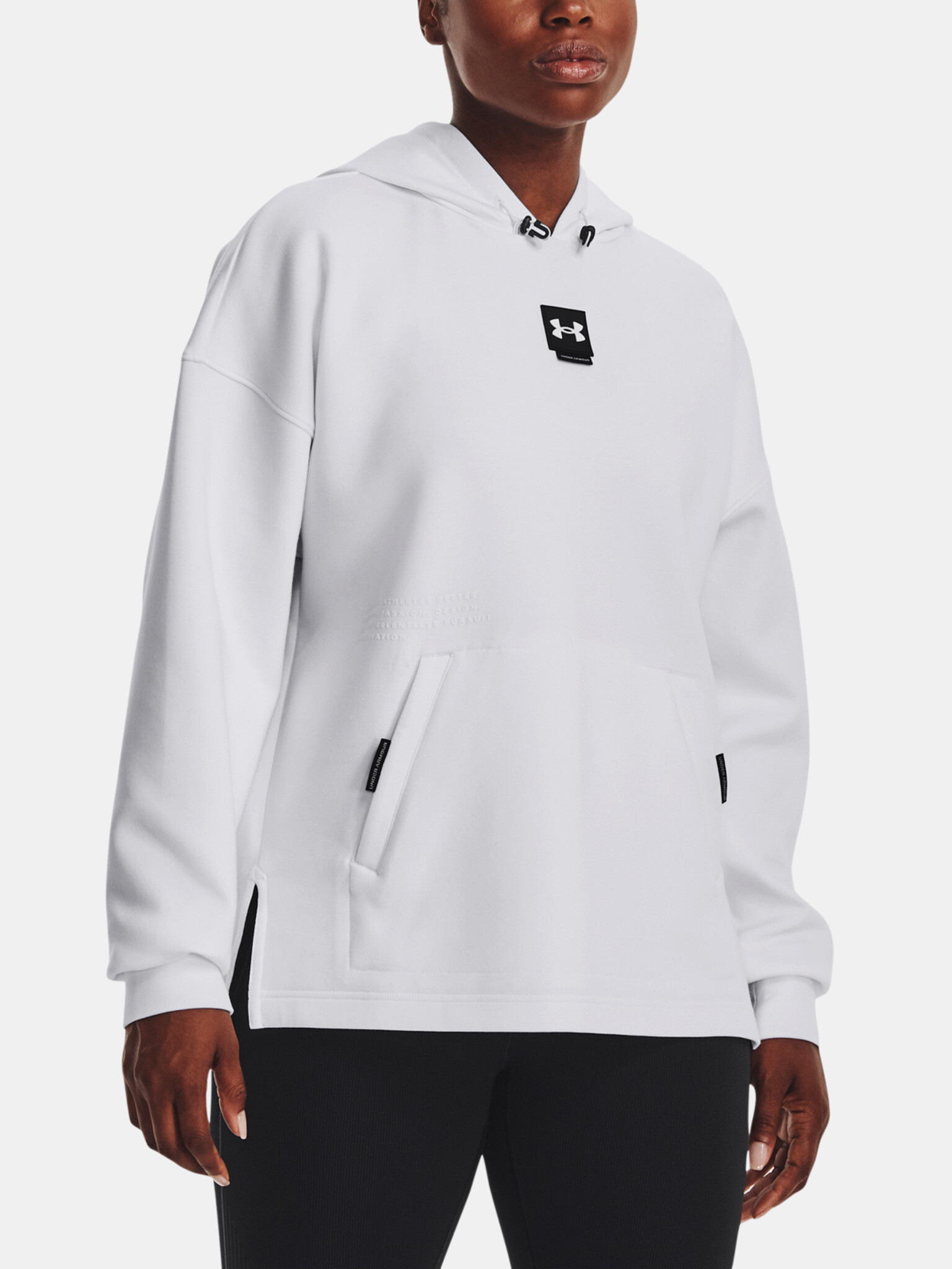 Under Armour Summit Sweatshirt White - Pepit.gr