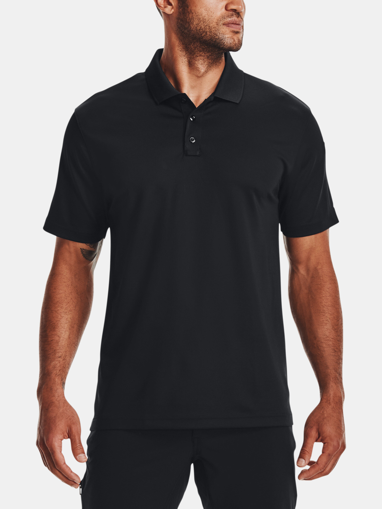 Under Armour Tac Performance Polo 2.0 Polo Shirt Black - Pepit.gr