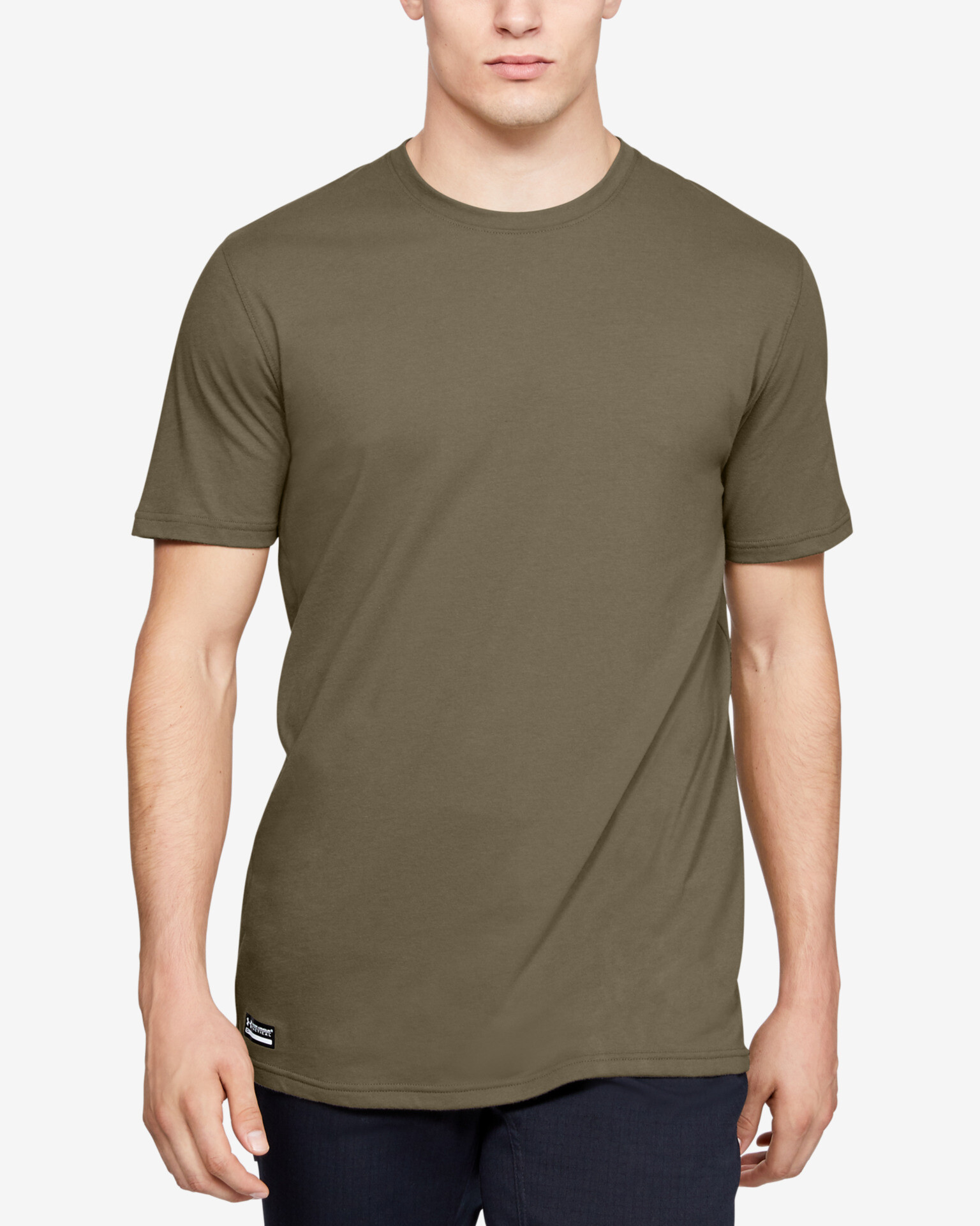 Under Armour Tactical Cotton T-shirt Green - Pepit.gr