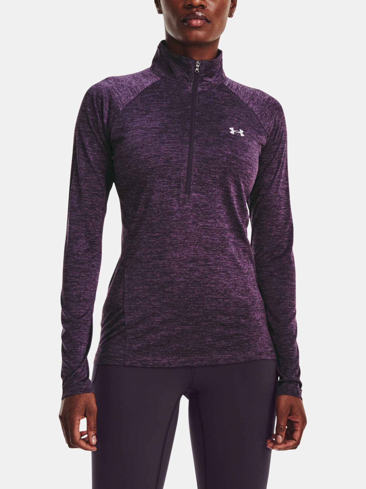 Under Armour Tech T-shirt Violet - Pepit.gr