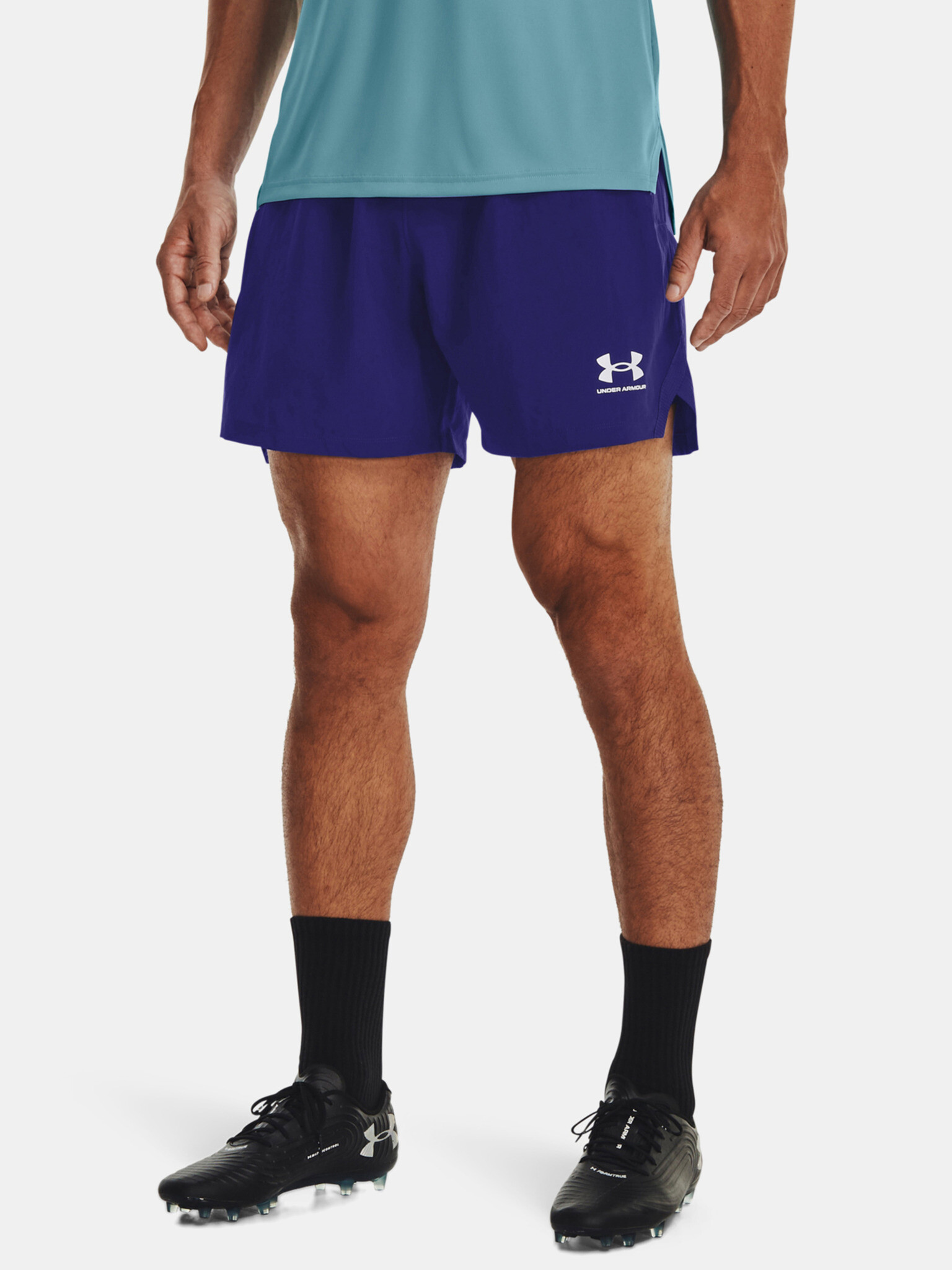 Under Armour UA Accelerate Short pants Blue - Pepit.gr