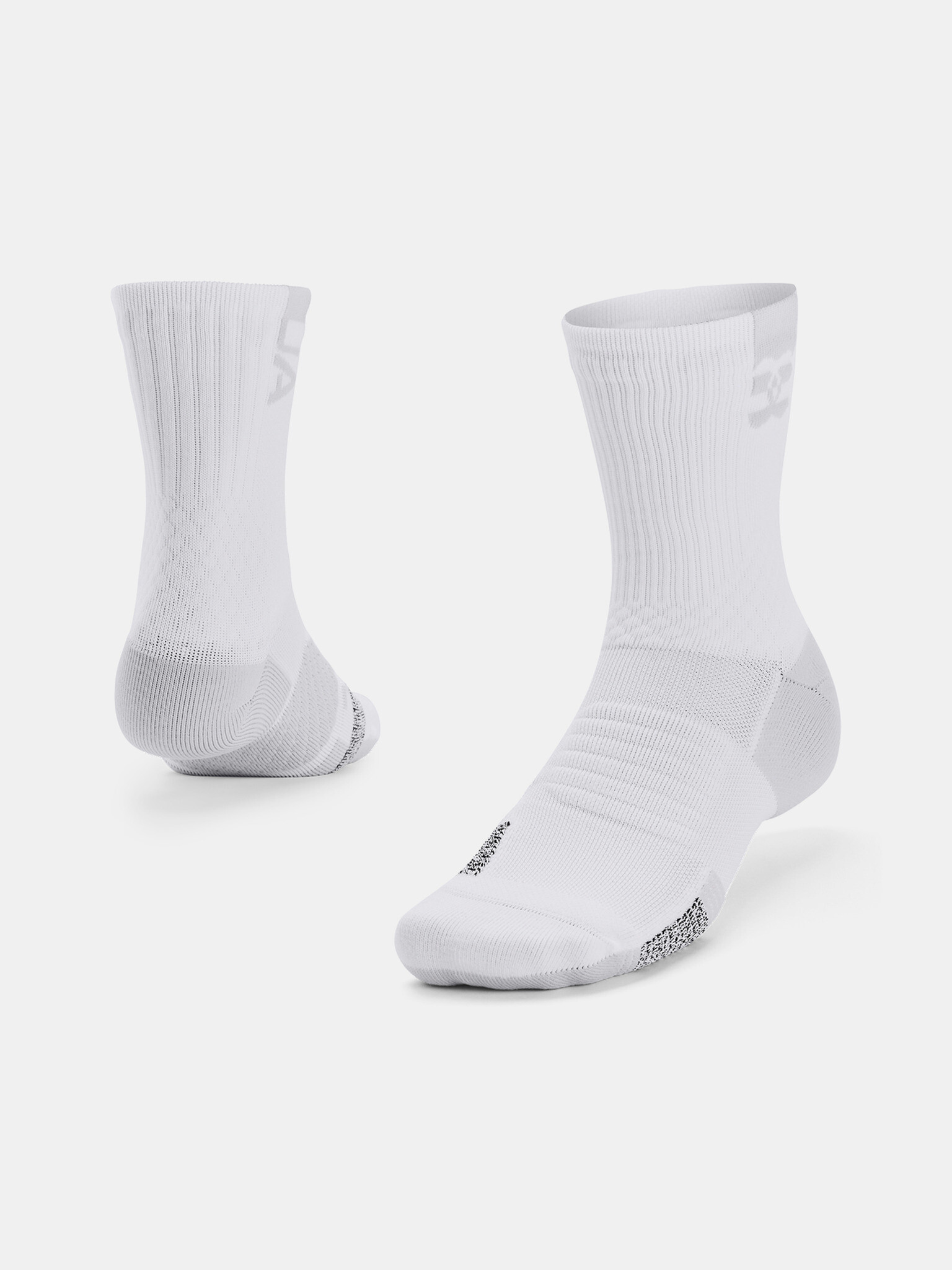 Under Armour UA AD Playmaker Mid Socks White - Pepit.gr