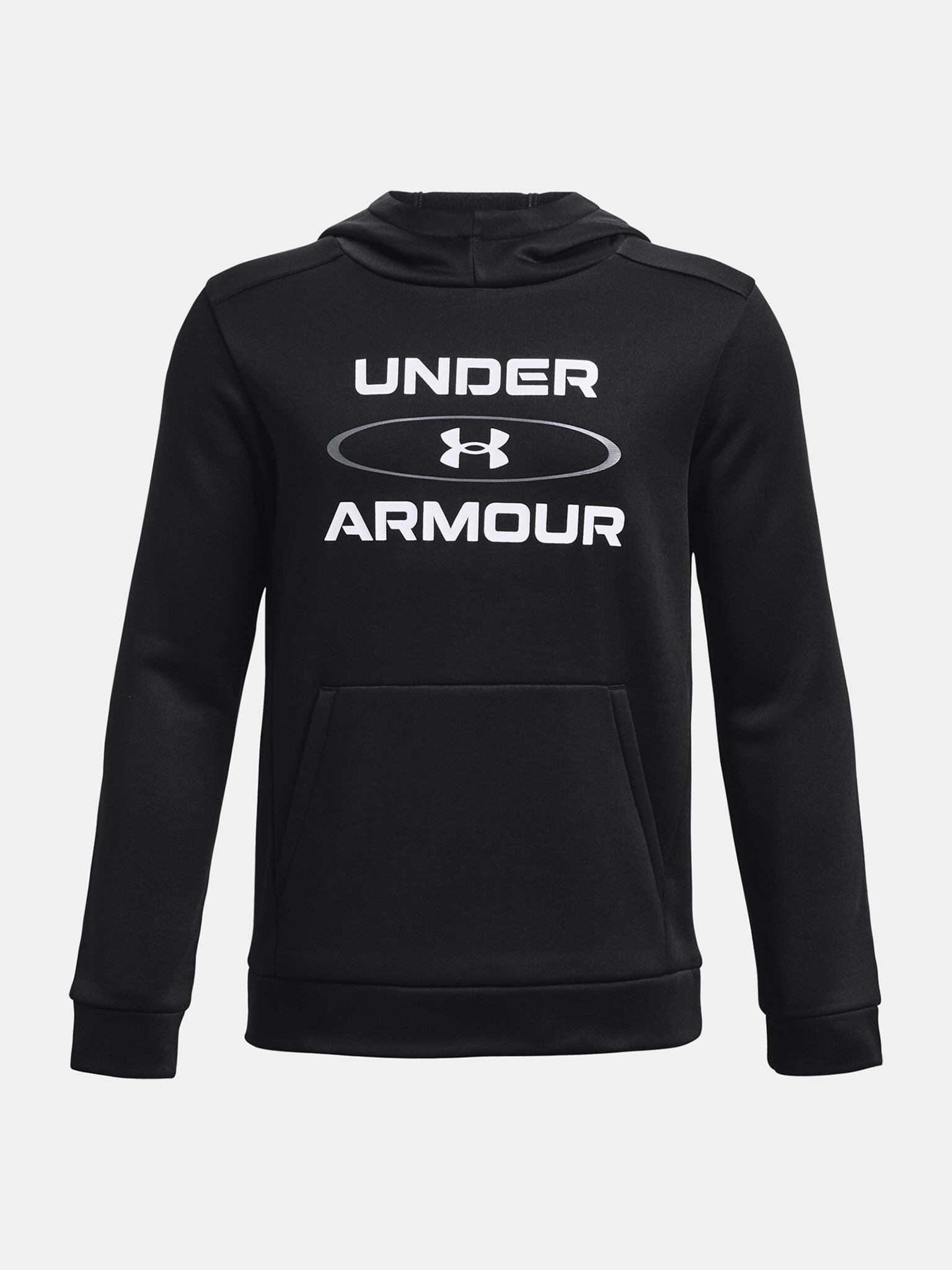 Under Armour UA Armour Fleece Graphic HD Kids Sweatshirt Black - Pepit.gr