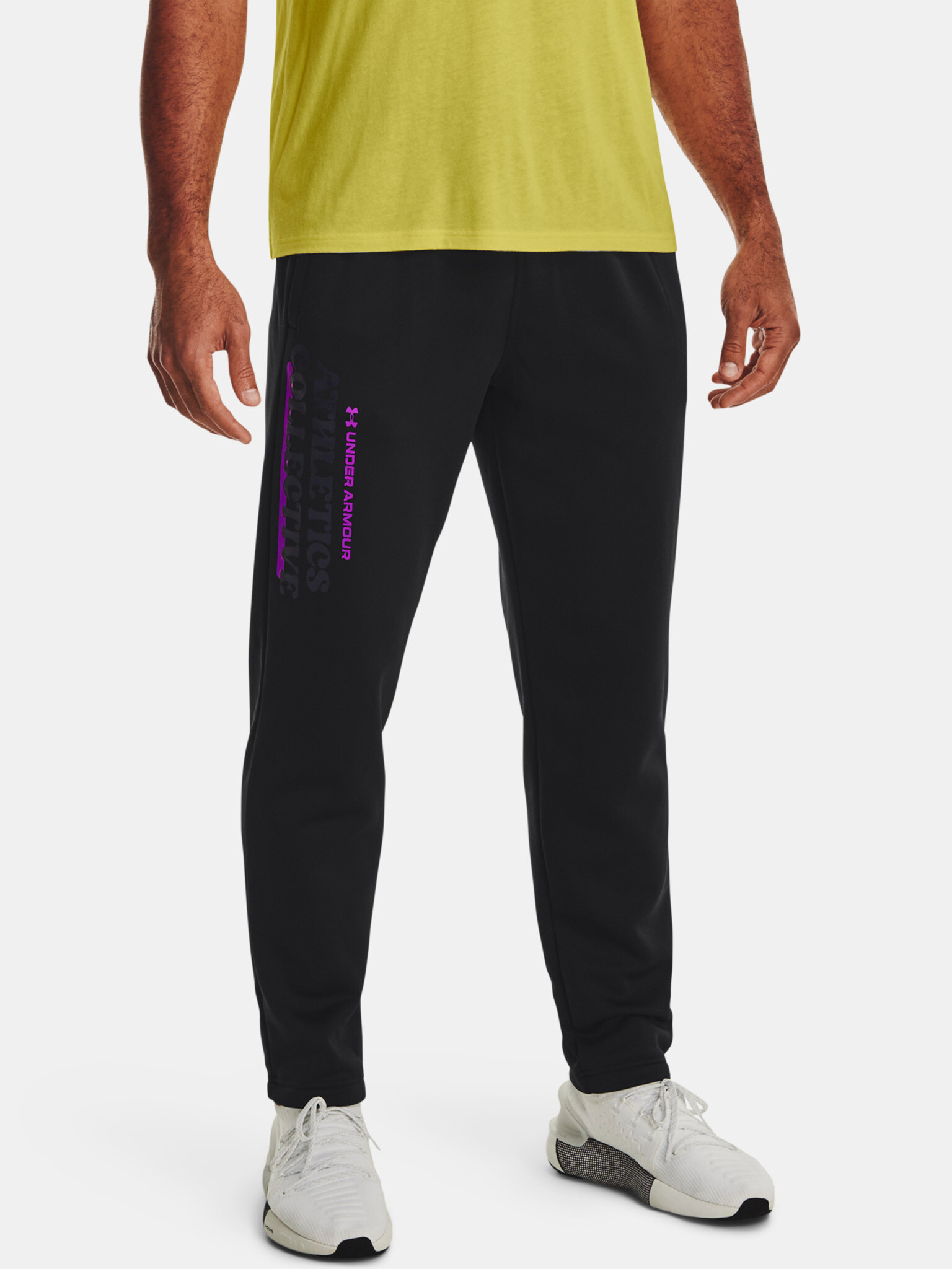 Under Armour UA Armour Fleece Trousers Black - Pepit.gr