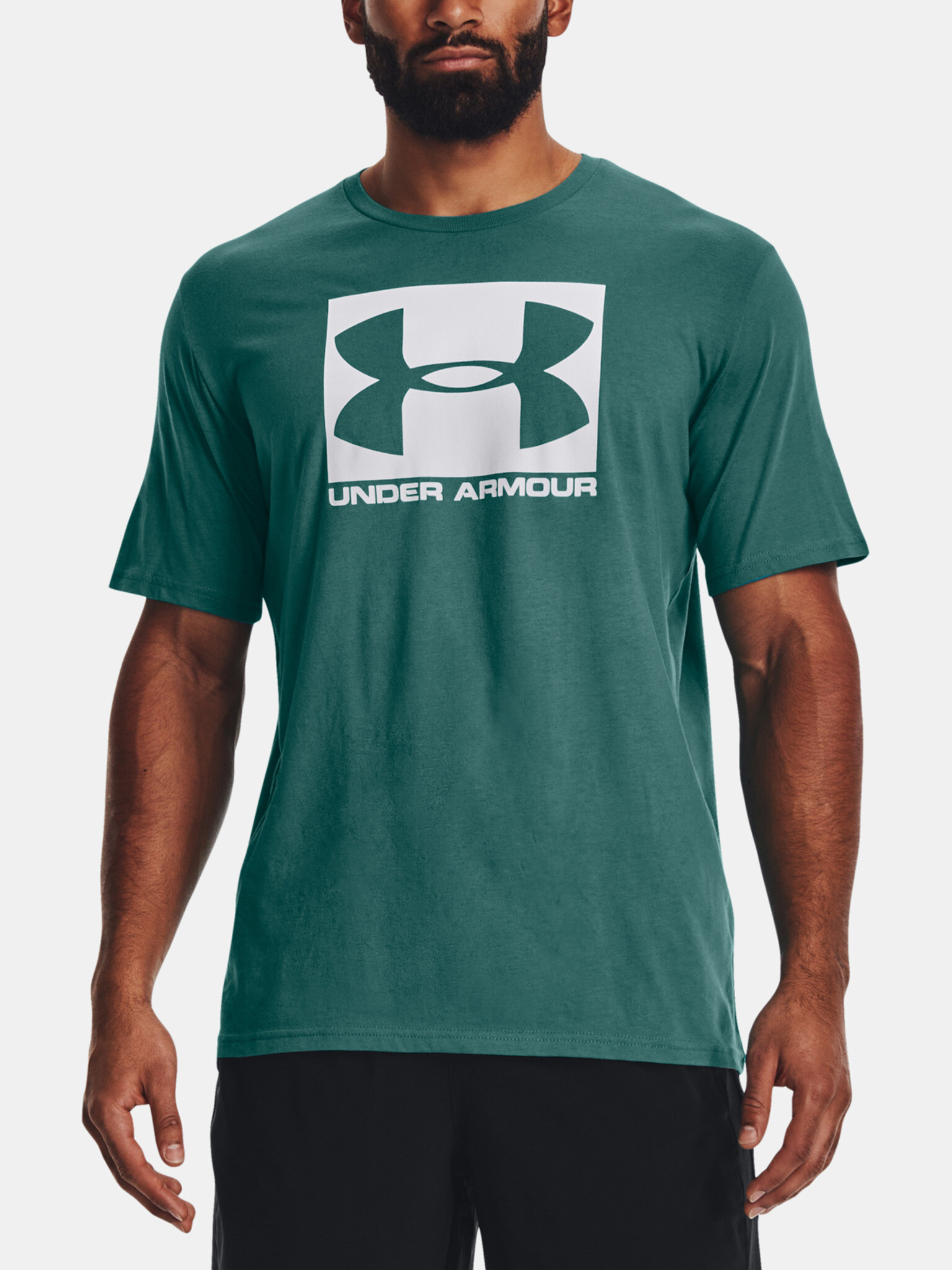 Under Armour UA Boxed Sportstyle SS T-shirt Green - Pepit.gr