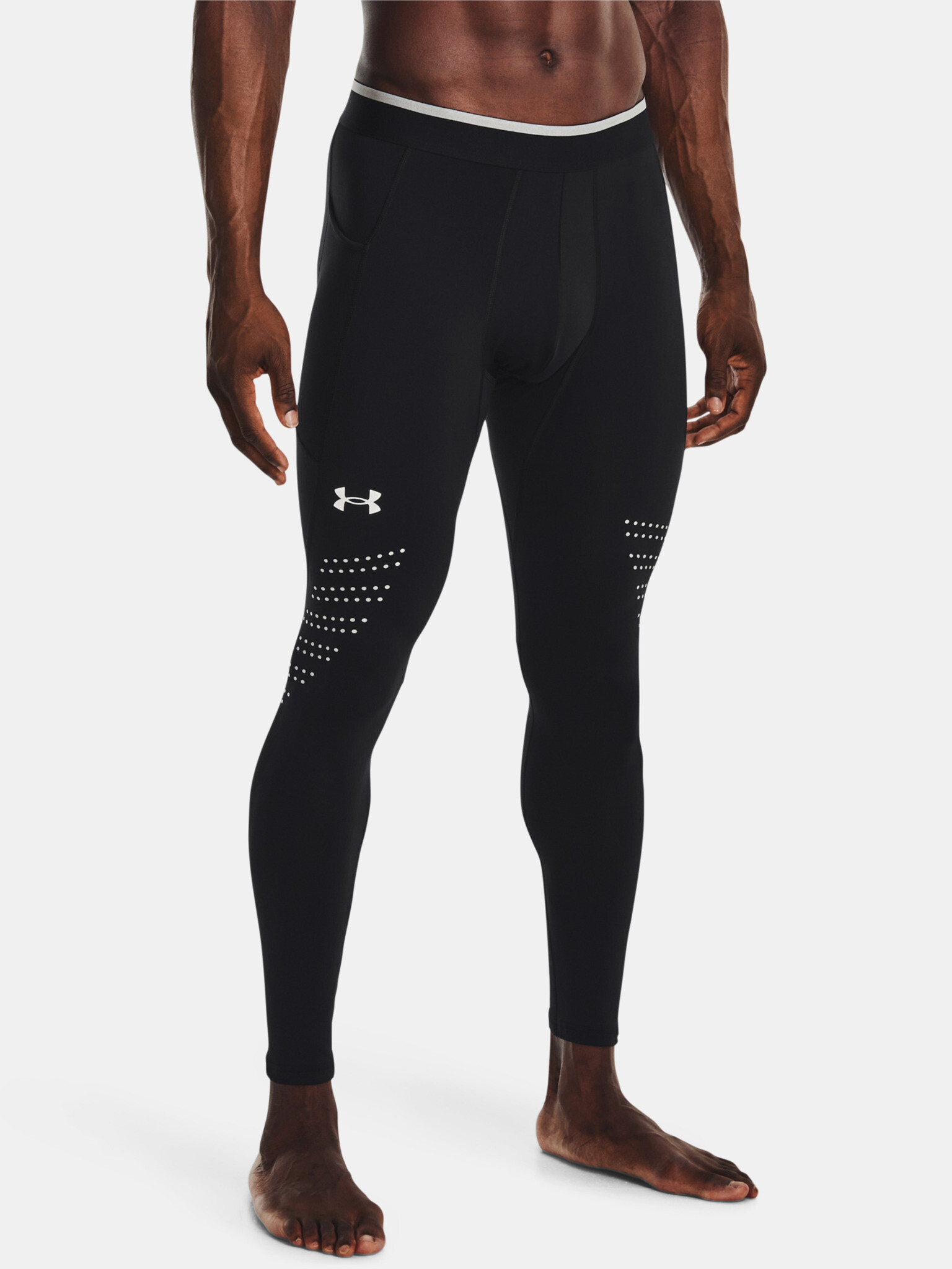 Under Armour UA CG Armour Novelty Leggings Black - Pepit.gr