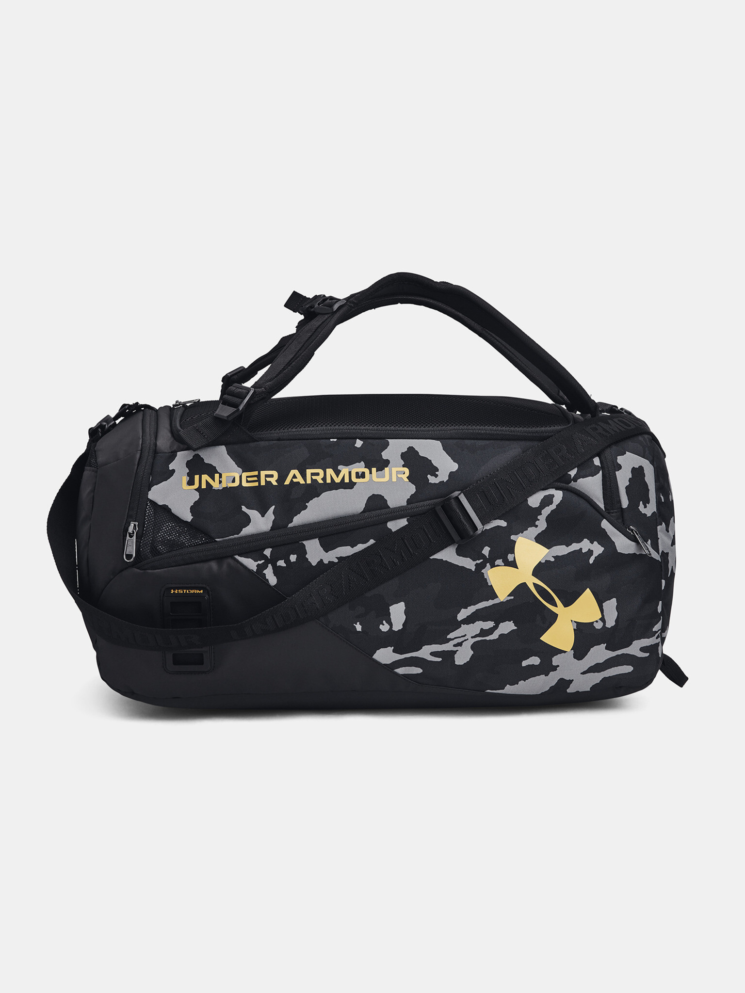 Under Armour UA Contain Duo MD Duffle-BLK bag Black - Pepit.gr