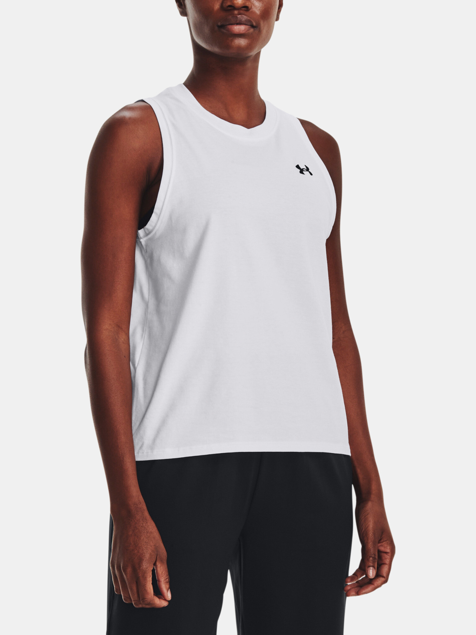 Under Armour UA Essential Top White - Pepit.gr