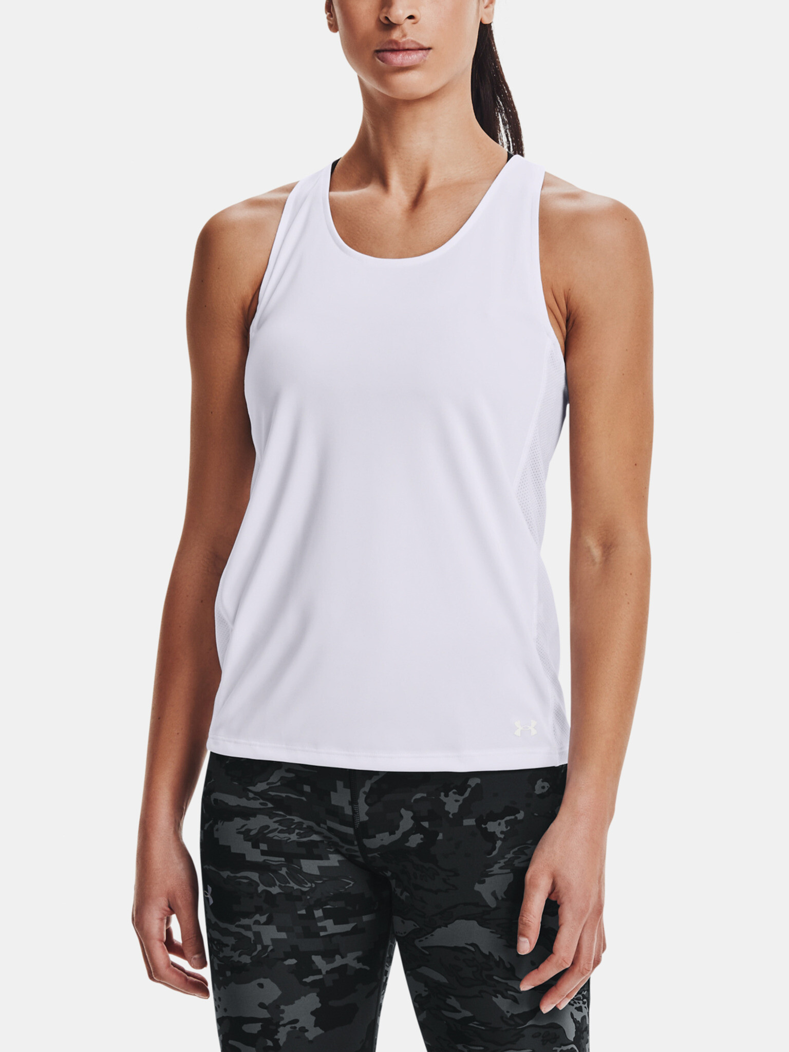 Under Armour UA Fly By Top White - Pepit.gr