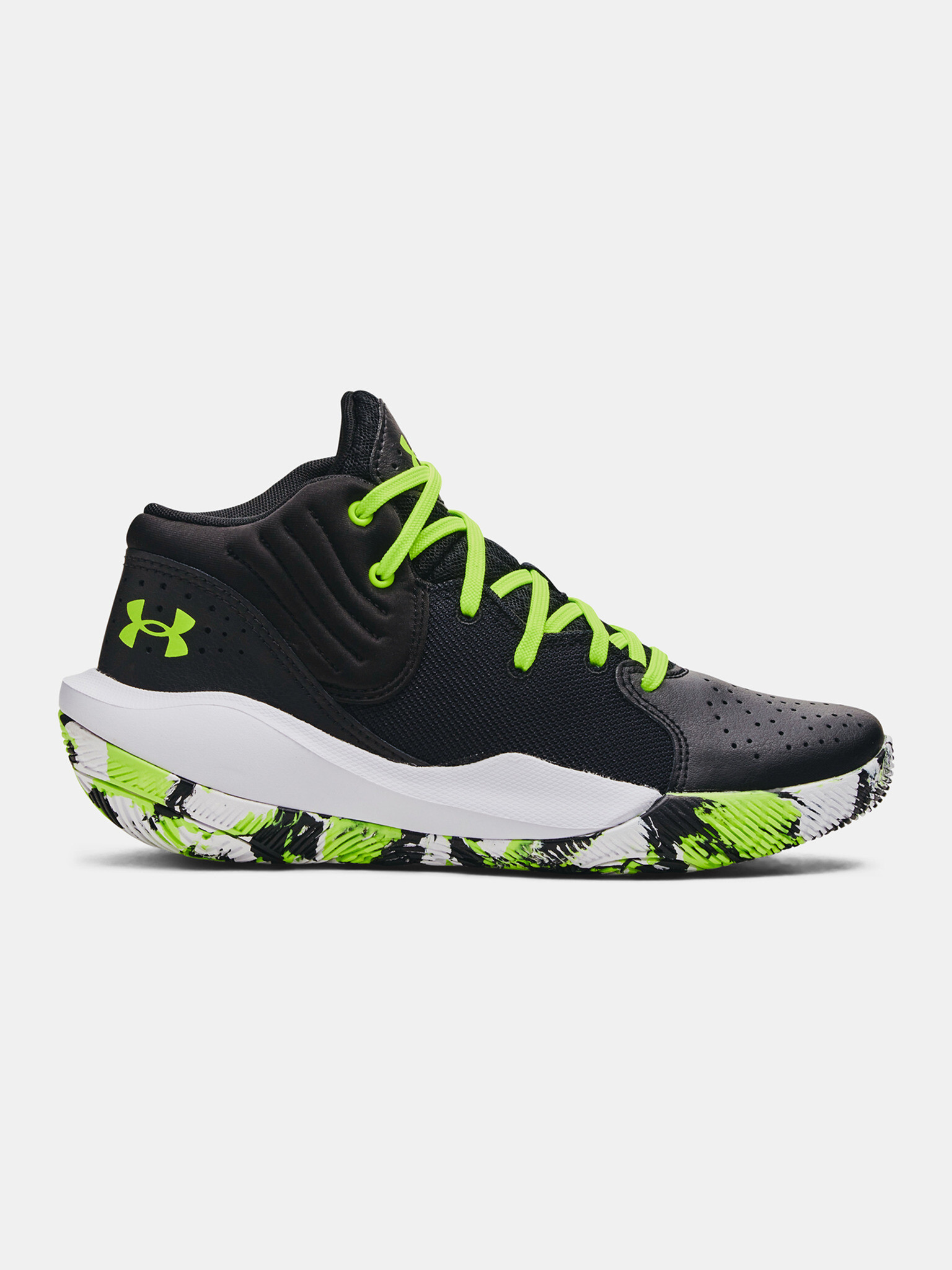 Under Armour UA GS Jet '21 Kids Sneakers Black - Pepit.gr