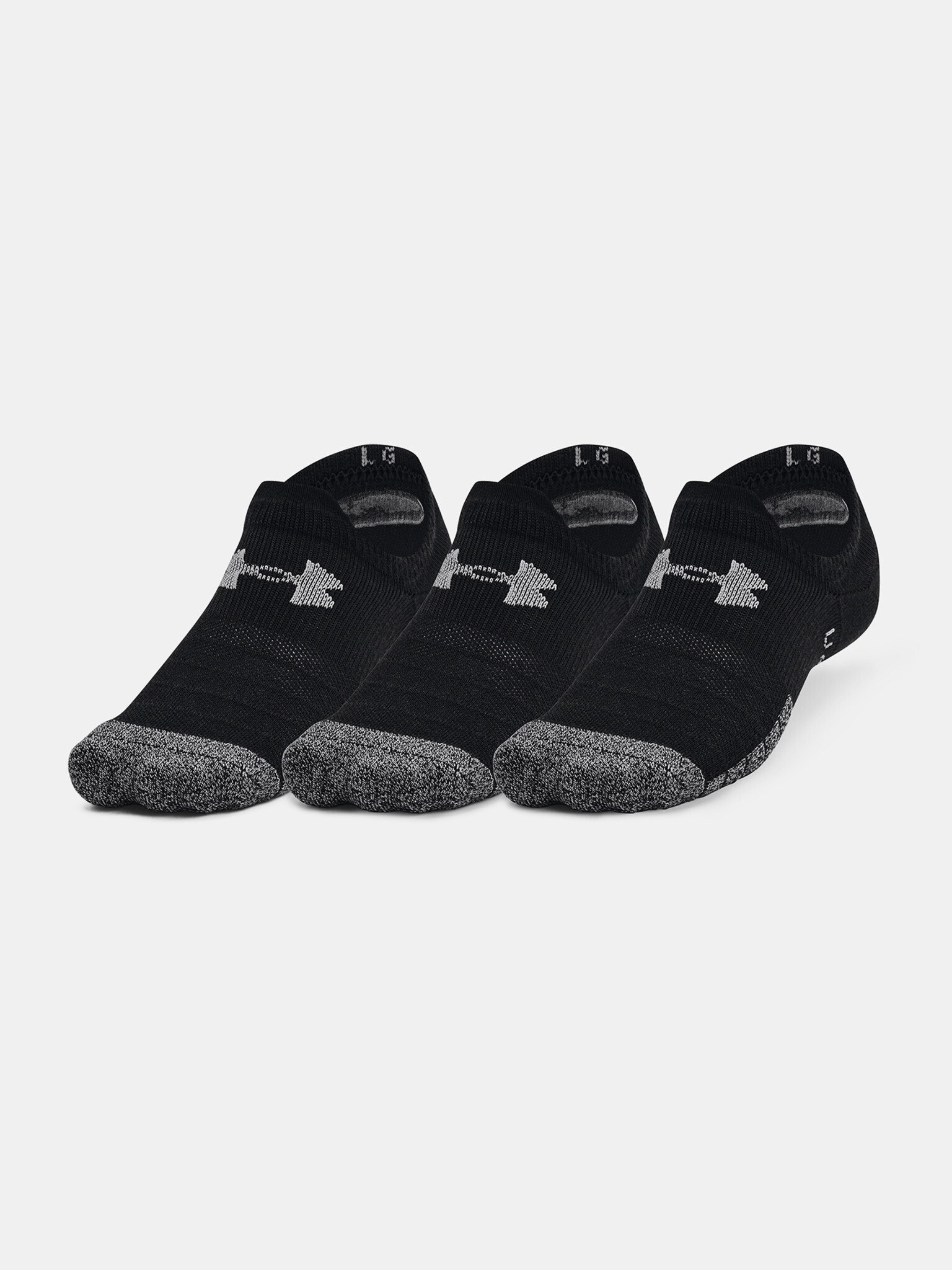 Under Armour UA Heatgear UltraLowTab Set of 3 pairs of socks Black - Pepit.gr