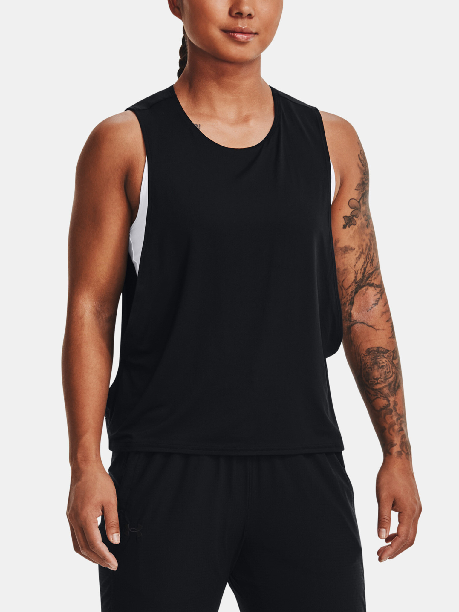 Under Armour UA HydraFuse 2-in-1 Top Black - Pepit.gr