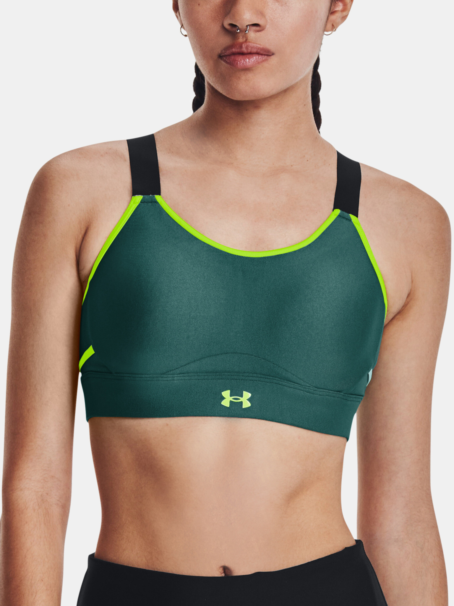 Under Armour UA Infinity Crossover High Sport Bra Green - Pepit.gr