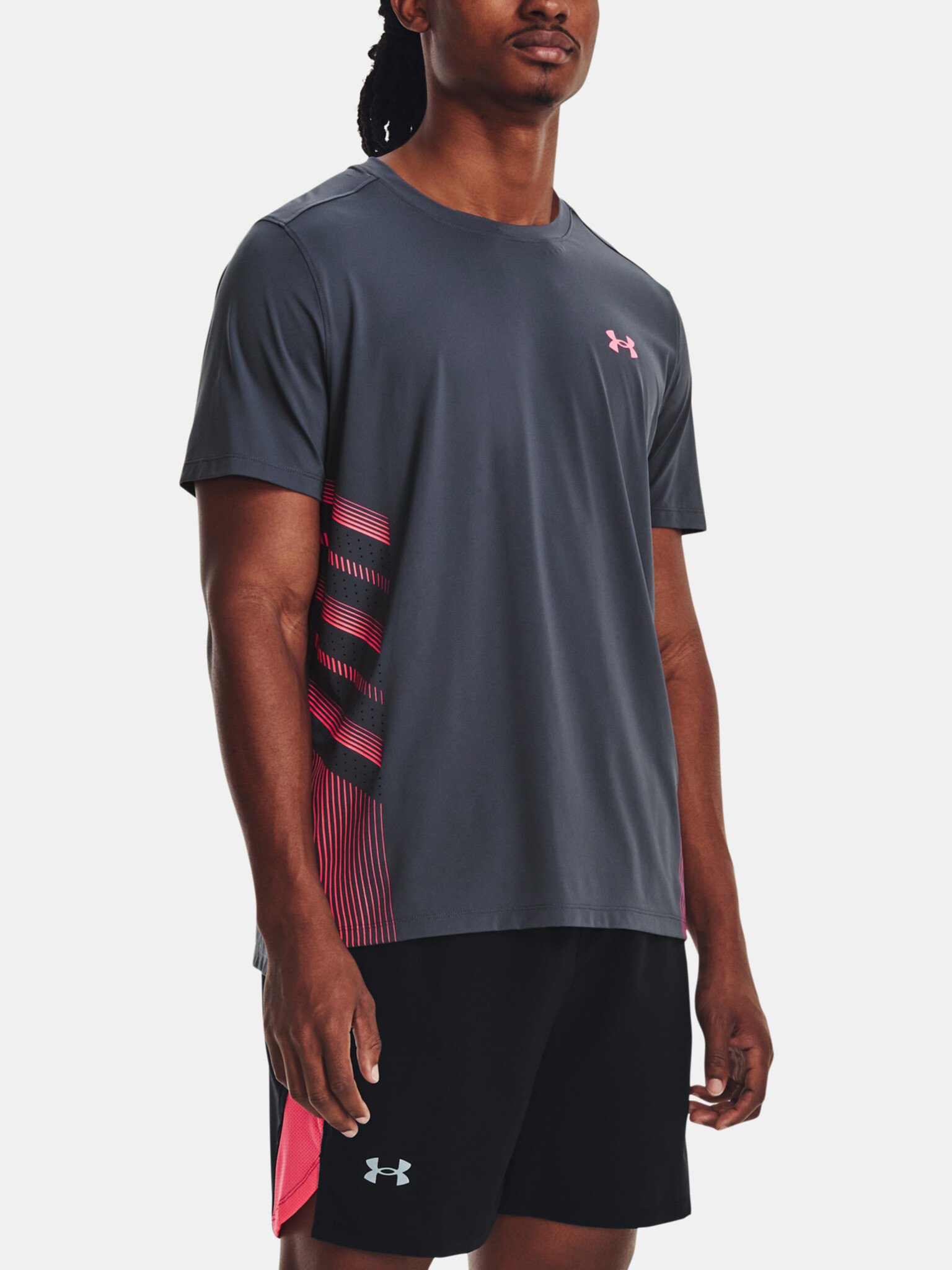 Under Armour UA Iso-Chill Laser Heat SS T-shirt Grey - Pepit.gr