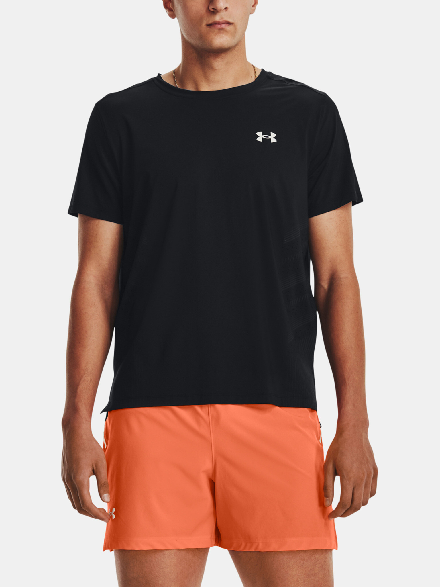 Under Armour UA ISO-CHILL Laser Heat T-shirt Black - Pepit.gr