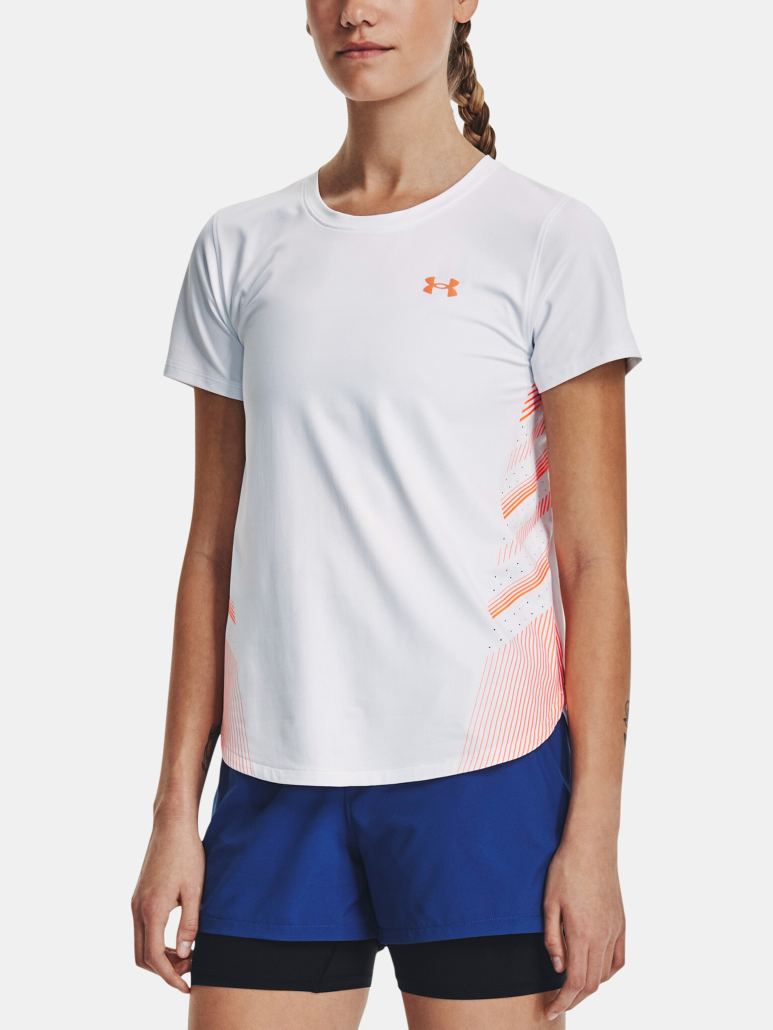 Under Armour UA Iso-Chill Laser T-shirt White - Pepit.gr