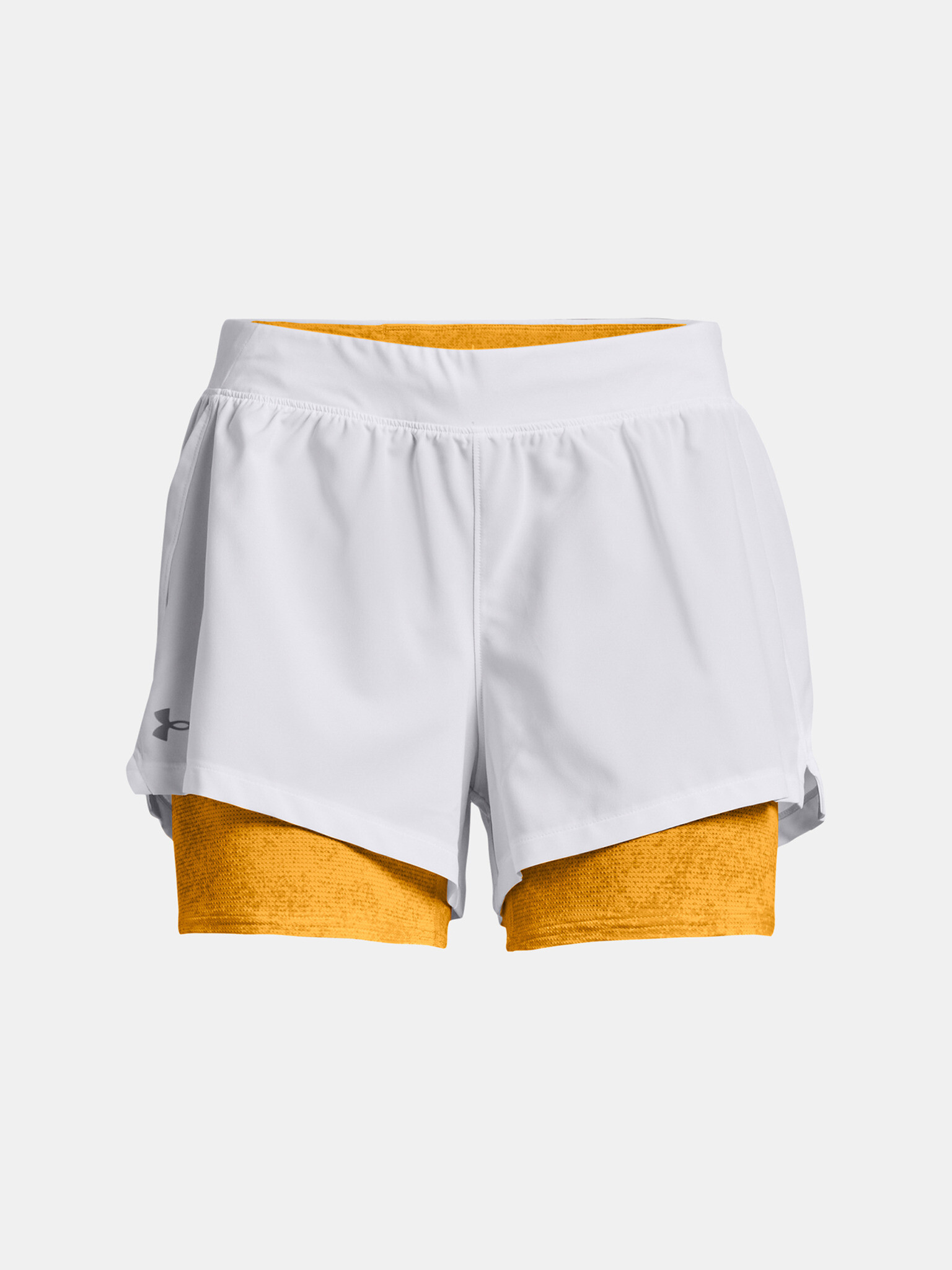 Under Armour UA Iso-Chill Run 2N1 Shorts White - Pepit.gr