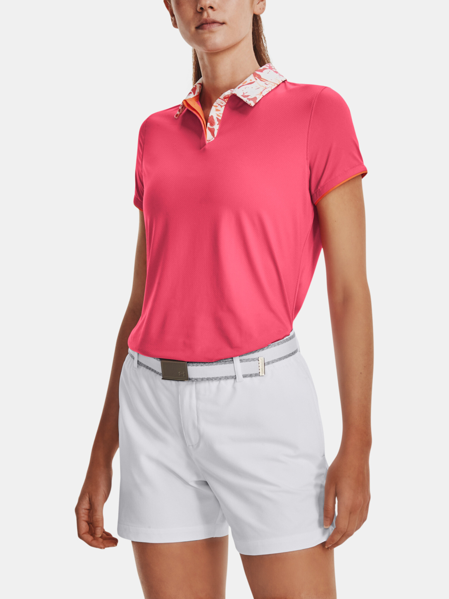 Under Armour UA Iso-Chill SS Polo Shirt Pink - Pepit.gr