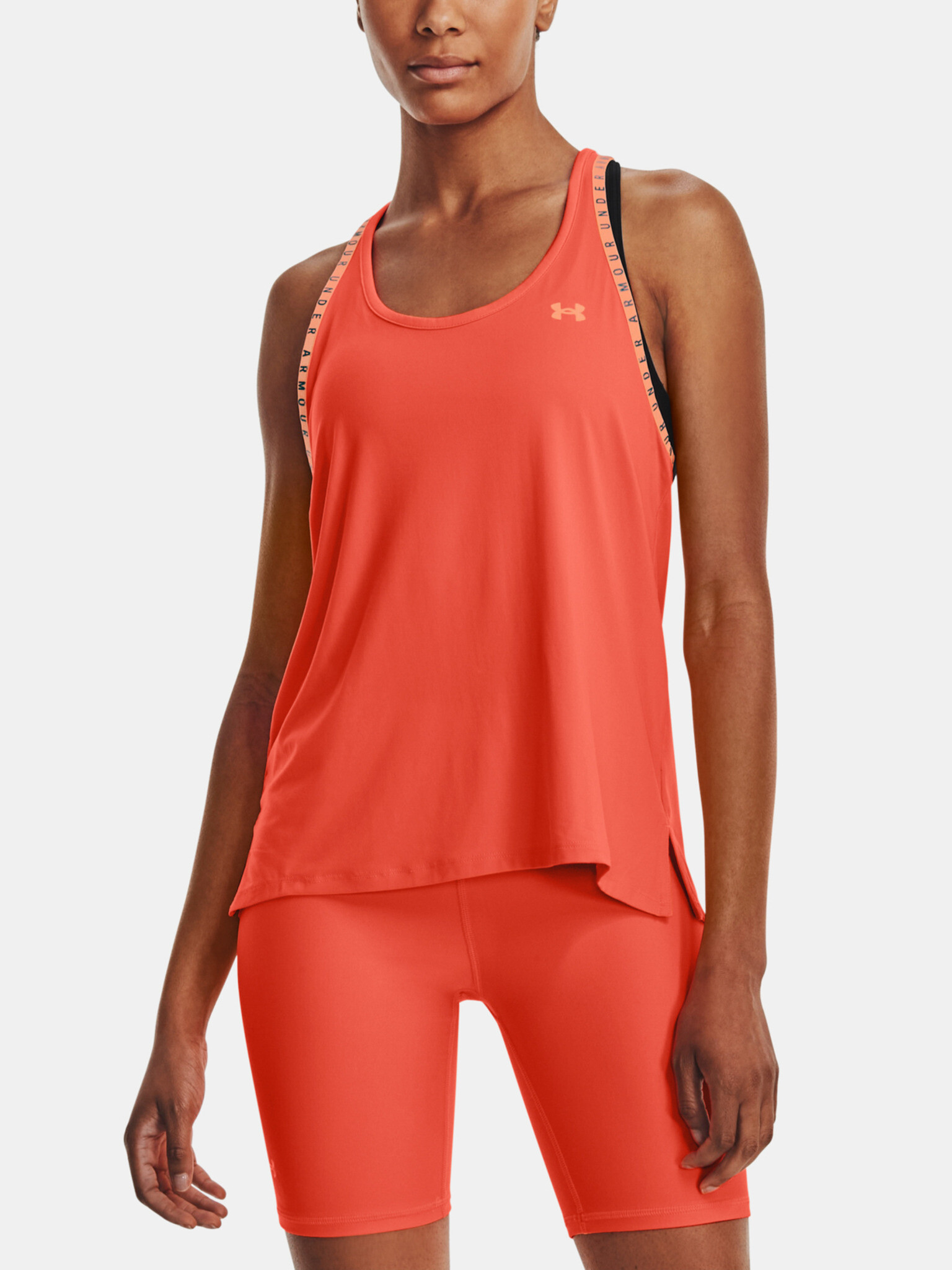 Under Armour UA Knockout Top Orange - Pepit.gr