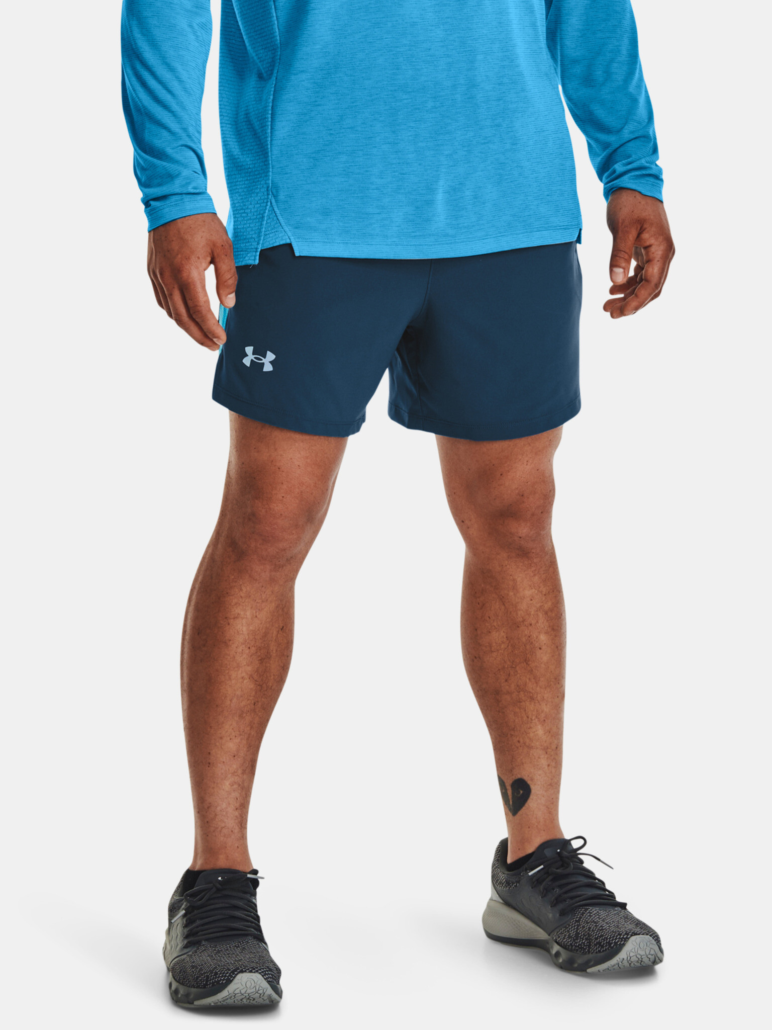 Under Armour UA Launch 5'' Short pants Blue - Pepit.gr