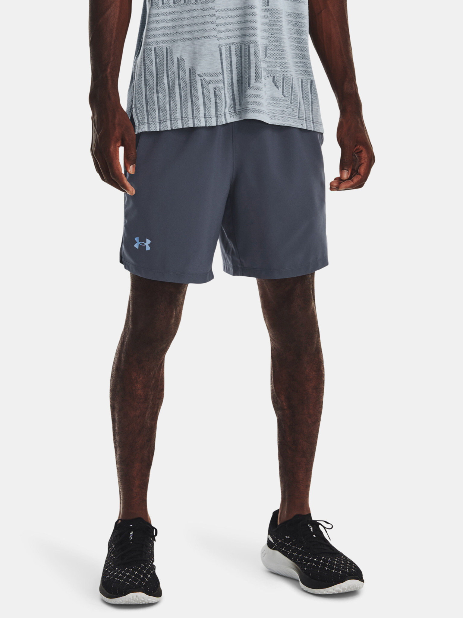 Under Armour UA Launch 7'' 2-IN-1 Short pants Grey - Pepit.gr