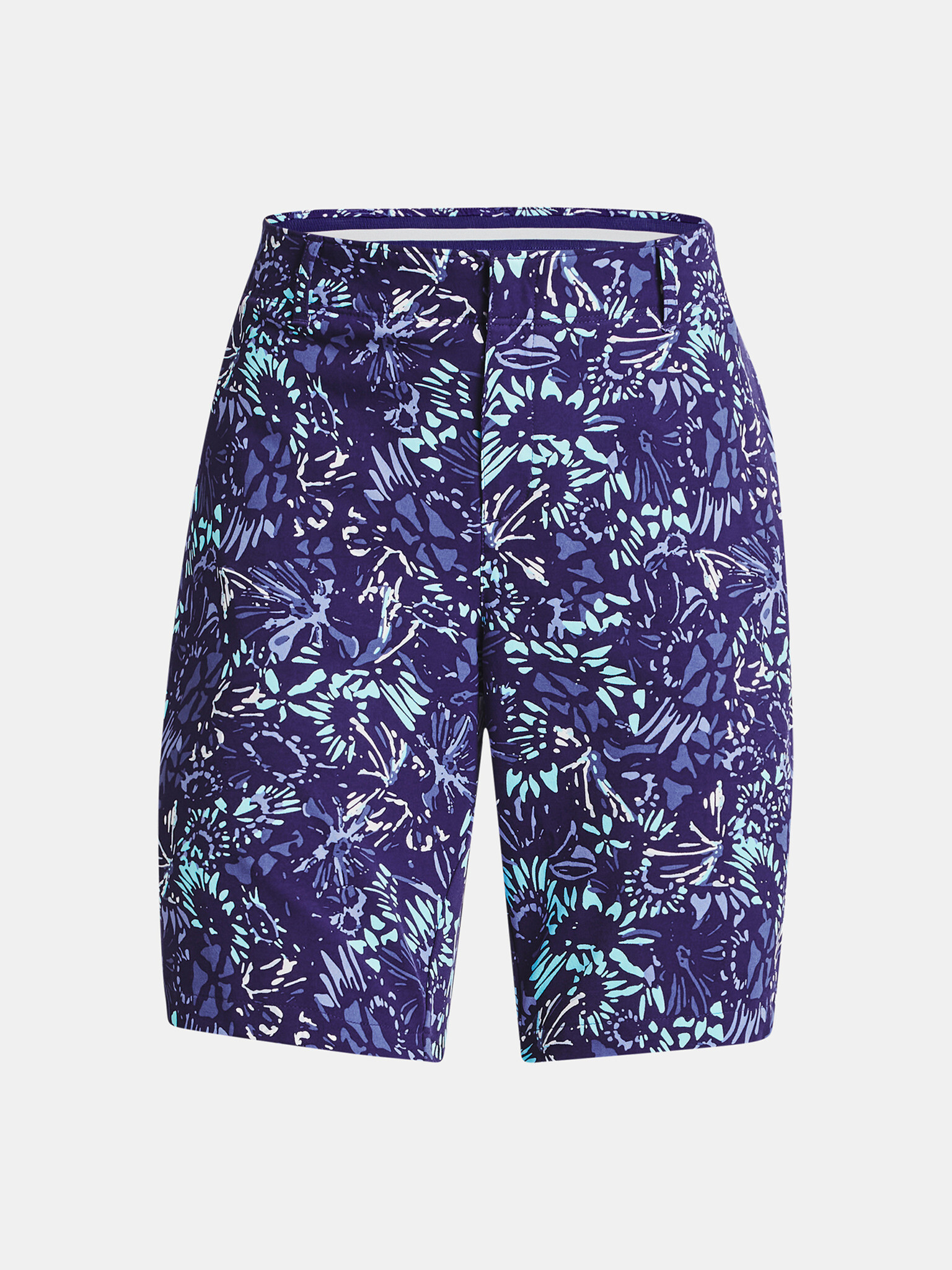 Under Armour UA Links Printed Shorts Blue - Pepit.gr