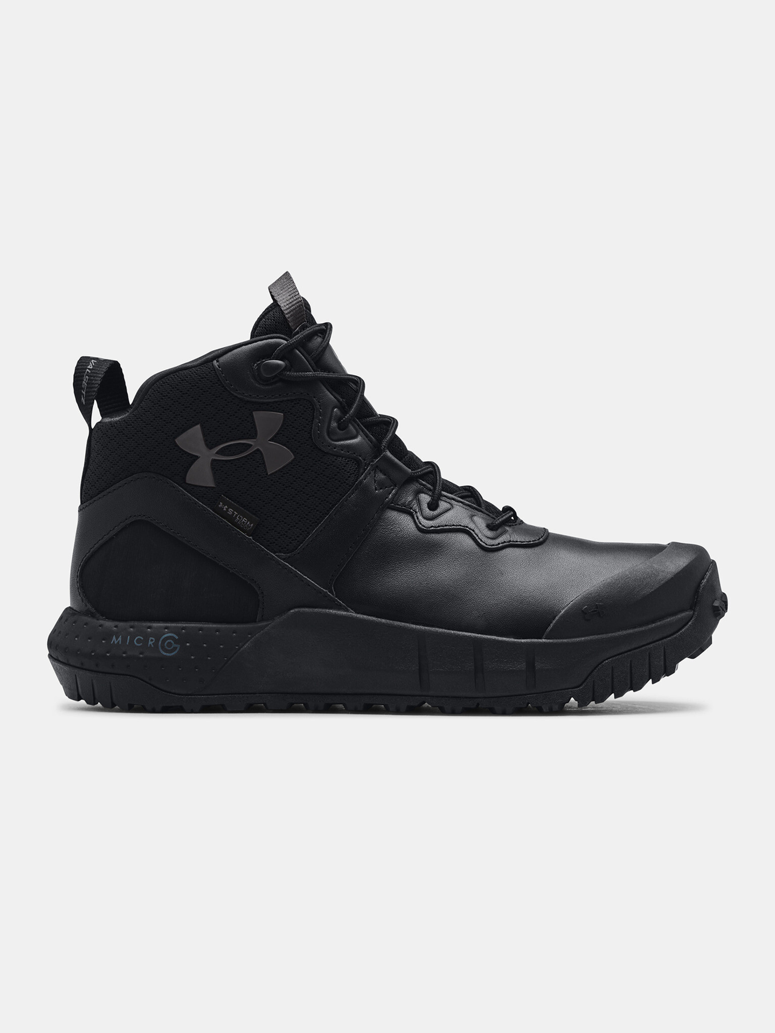 Under Armour UA MG Valsetz Mid Lthr WP Sneakers Black - Pepit.gr