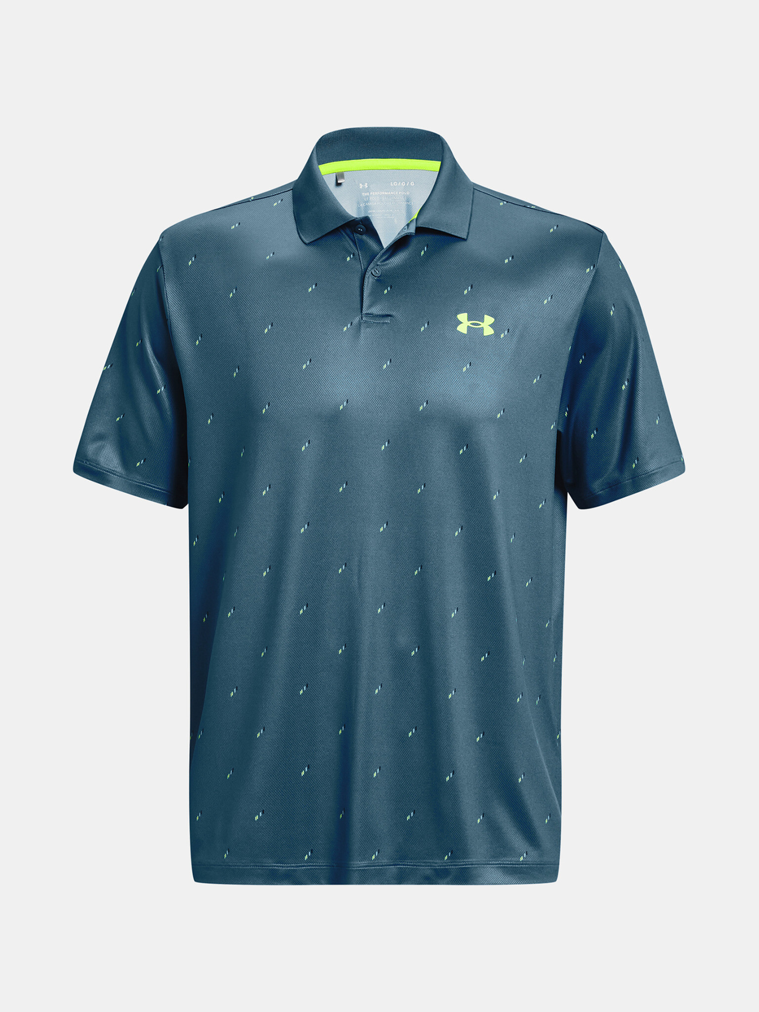 Under Armour UA Perf 3.0 Deuces Polo Shirt Blue - Pepit.gr