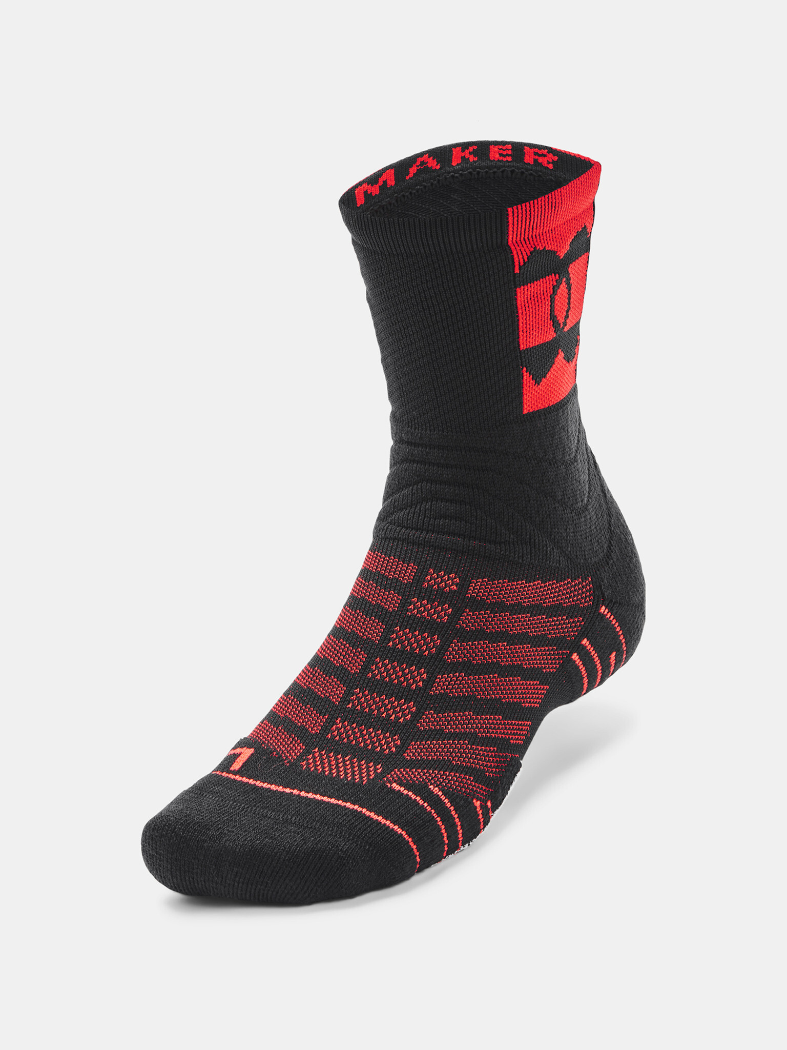 Under Armour UA Playmaker Mid-Crew Socks Black - Pepit.gr