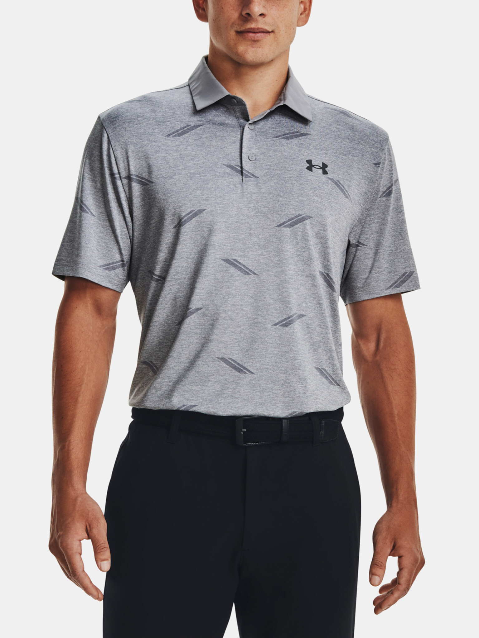 Under Armour UA Playoff Deuces Jacq Polo Shirt Grey - Pepit.gr