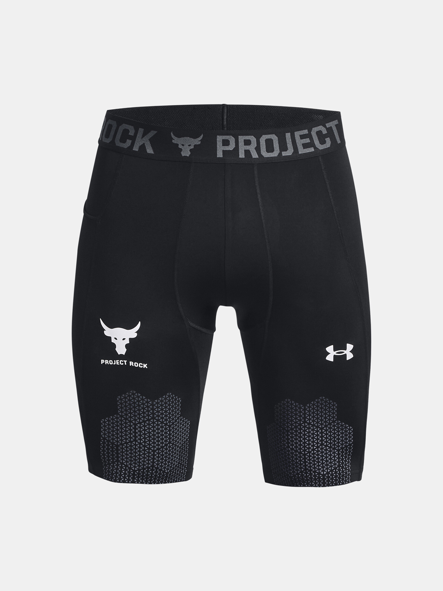 Under Armour UA Project Rock ArmourPrnt Lg Short pants Black - Pepit.gr