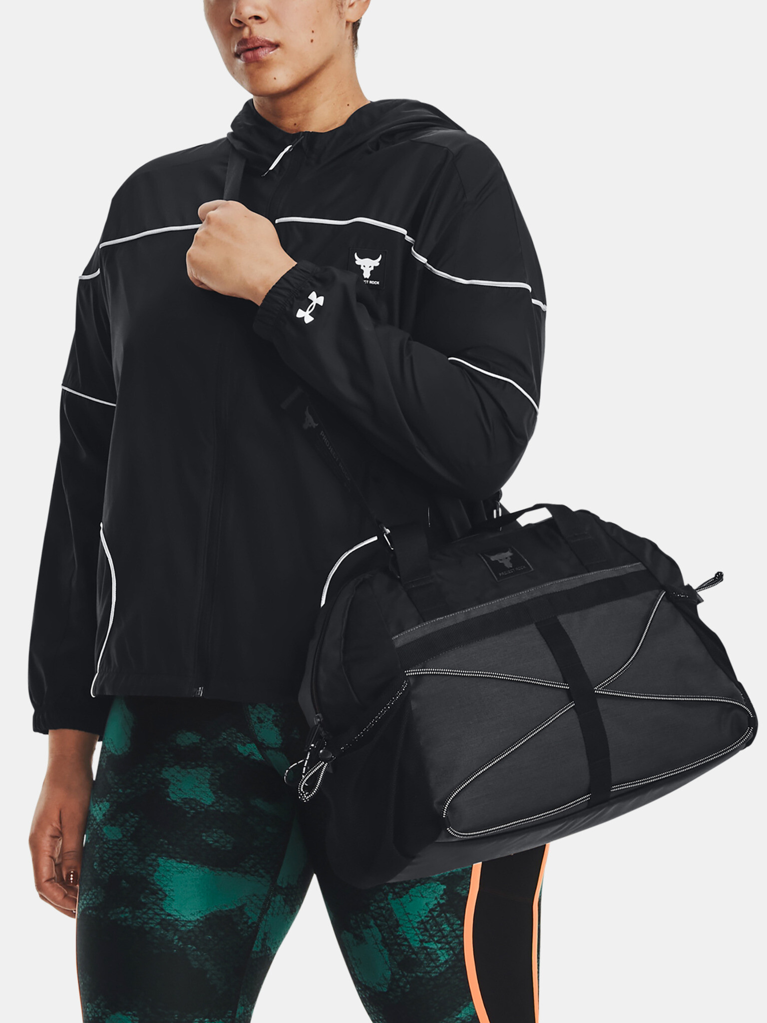 Under Armour UA Project Rock Gym Bag SM bag Black - Pepit.gr