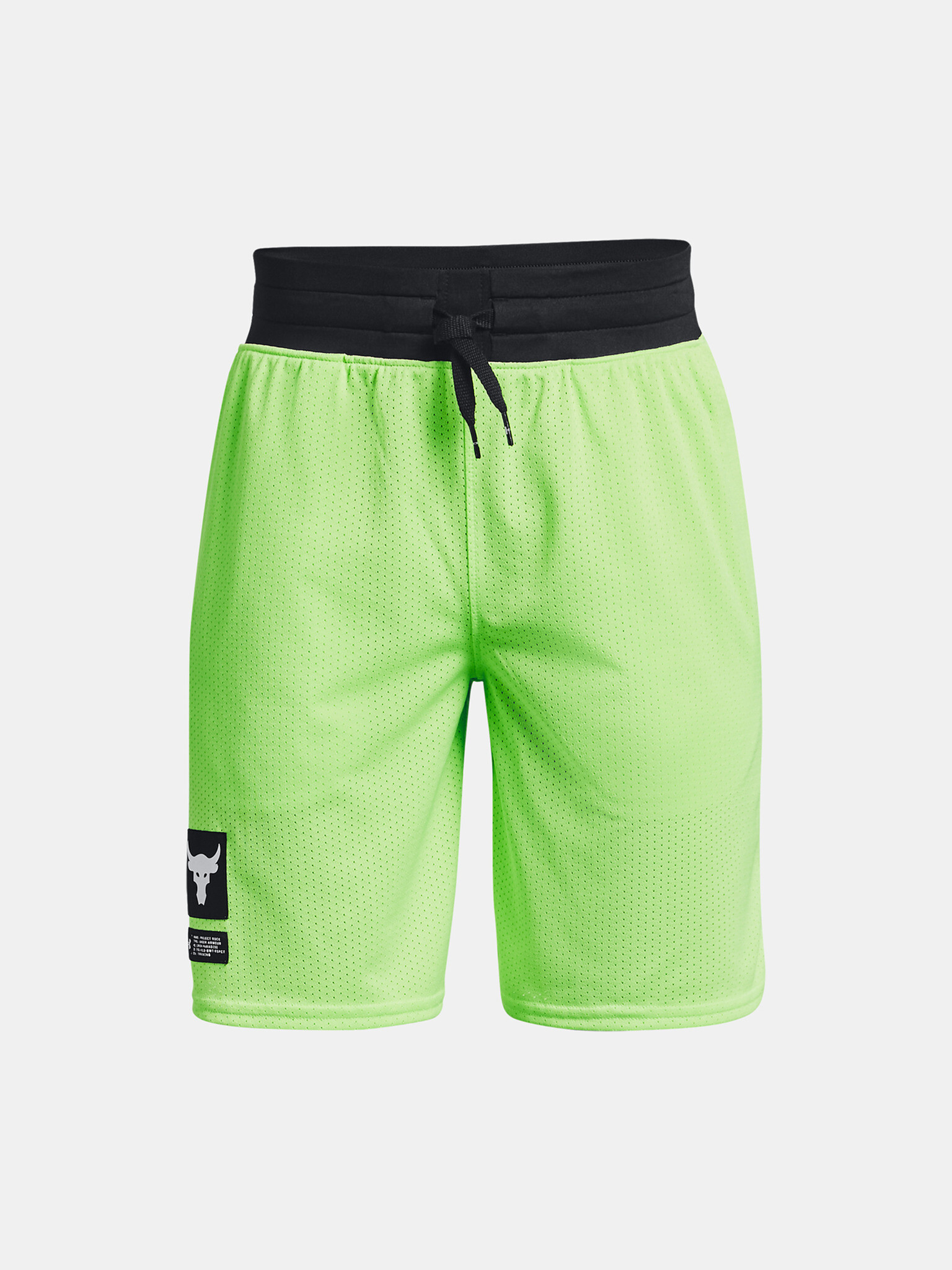 Under Armour UA Project Rock Knit Kids Shorts Green - Pepit.gr