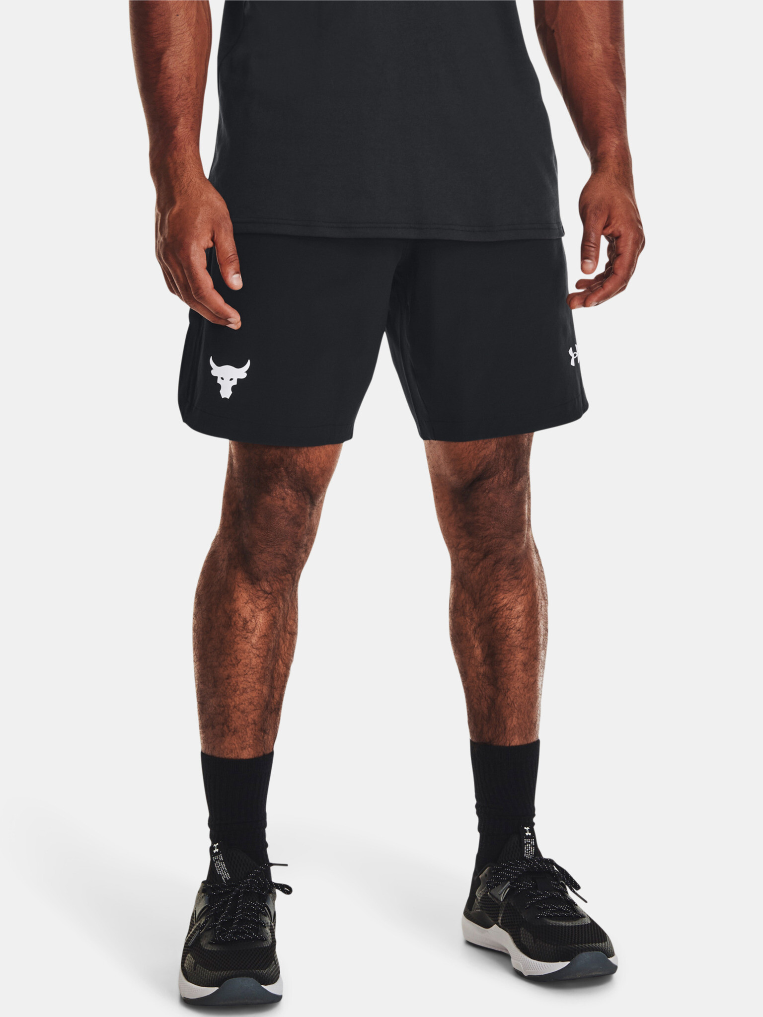 Under Armour UA Project Rock Snap Short pants Black - Pepit.gr