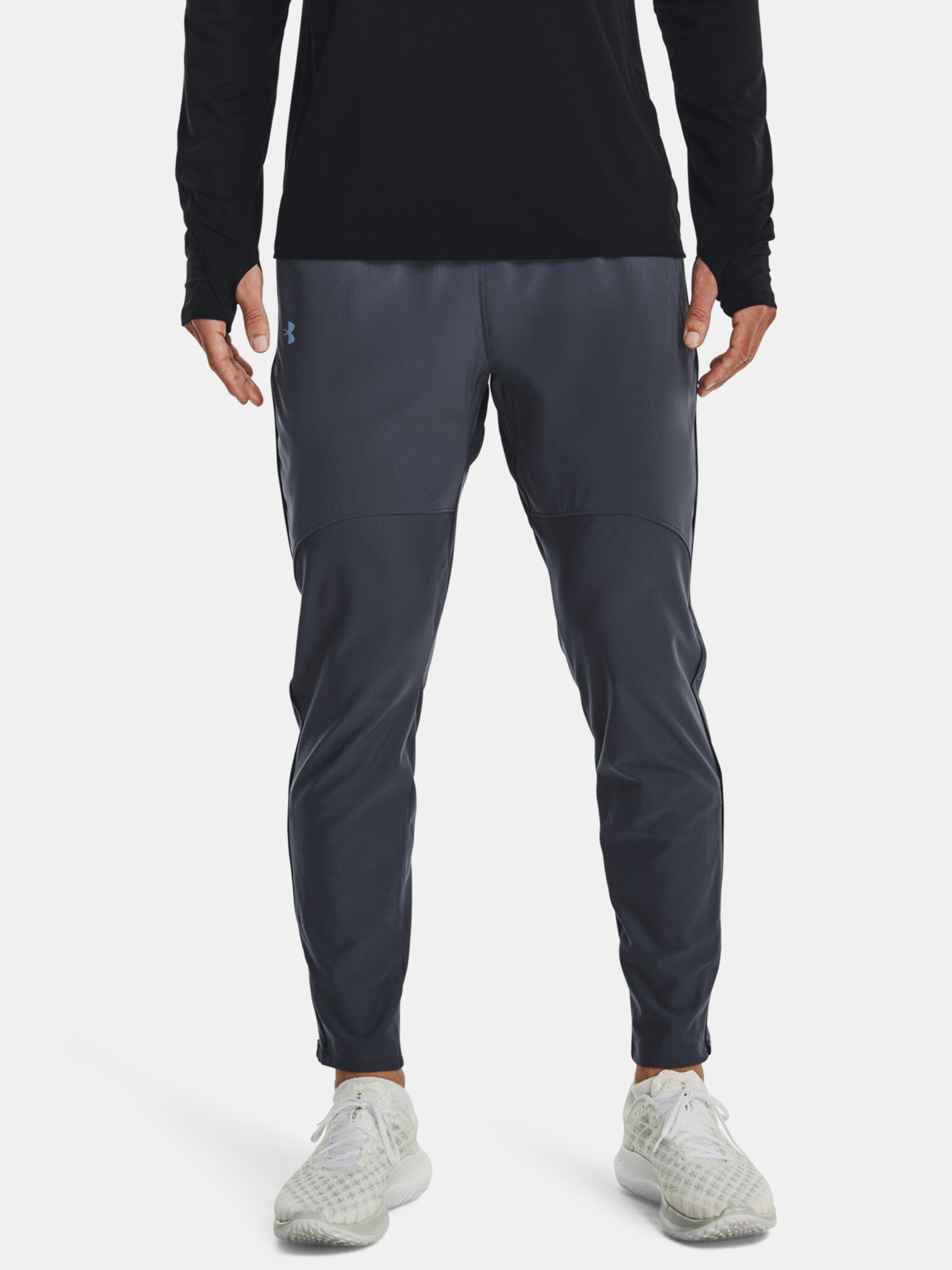 Under Armour UA Qualfier Run 2.0 Pants Grey - Pepit.gr