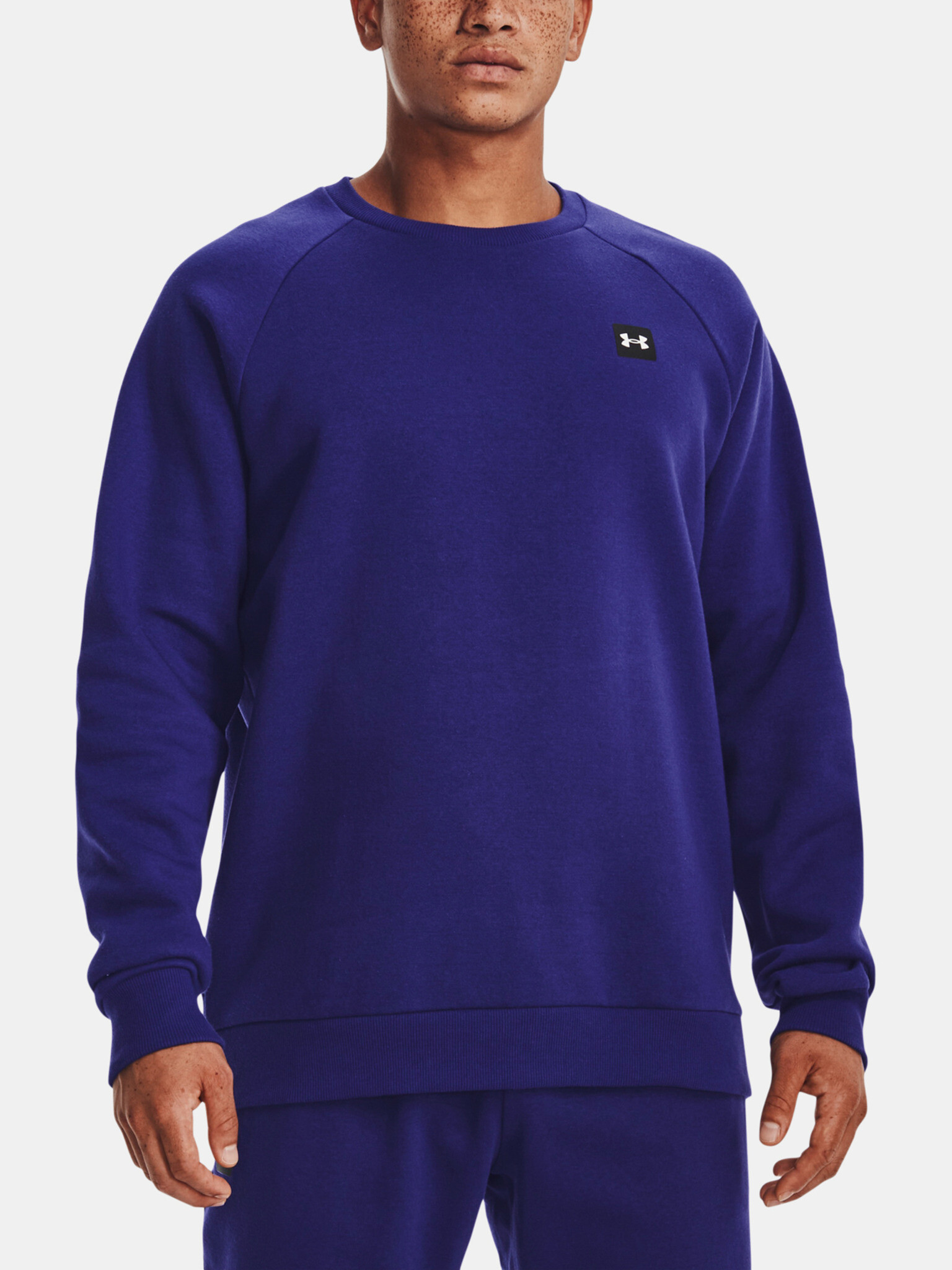 Under Armour UA Rival Fleece Crew-BLU Sweatshirt Blue - Pepit.gr