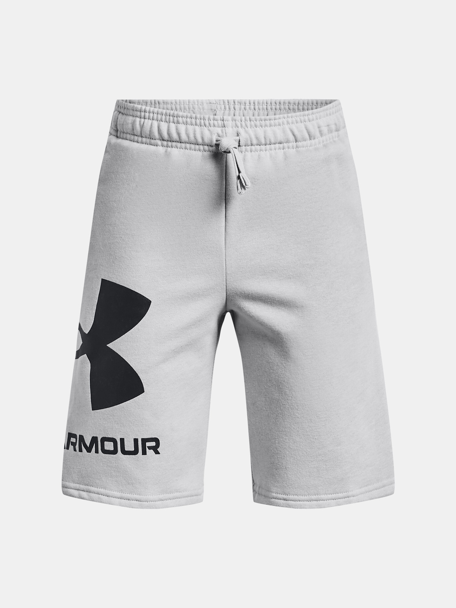 Under Armour UA Rival Fleece Logo Kids Shorts Grey - Pepit.gr