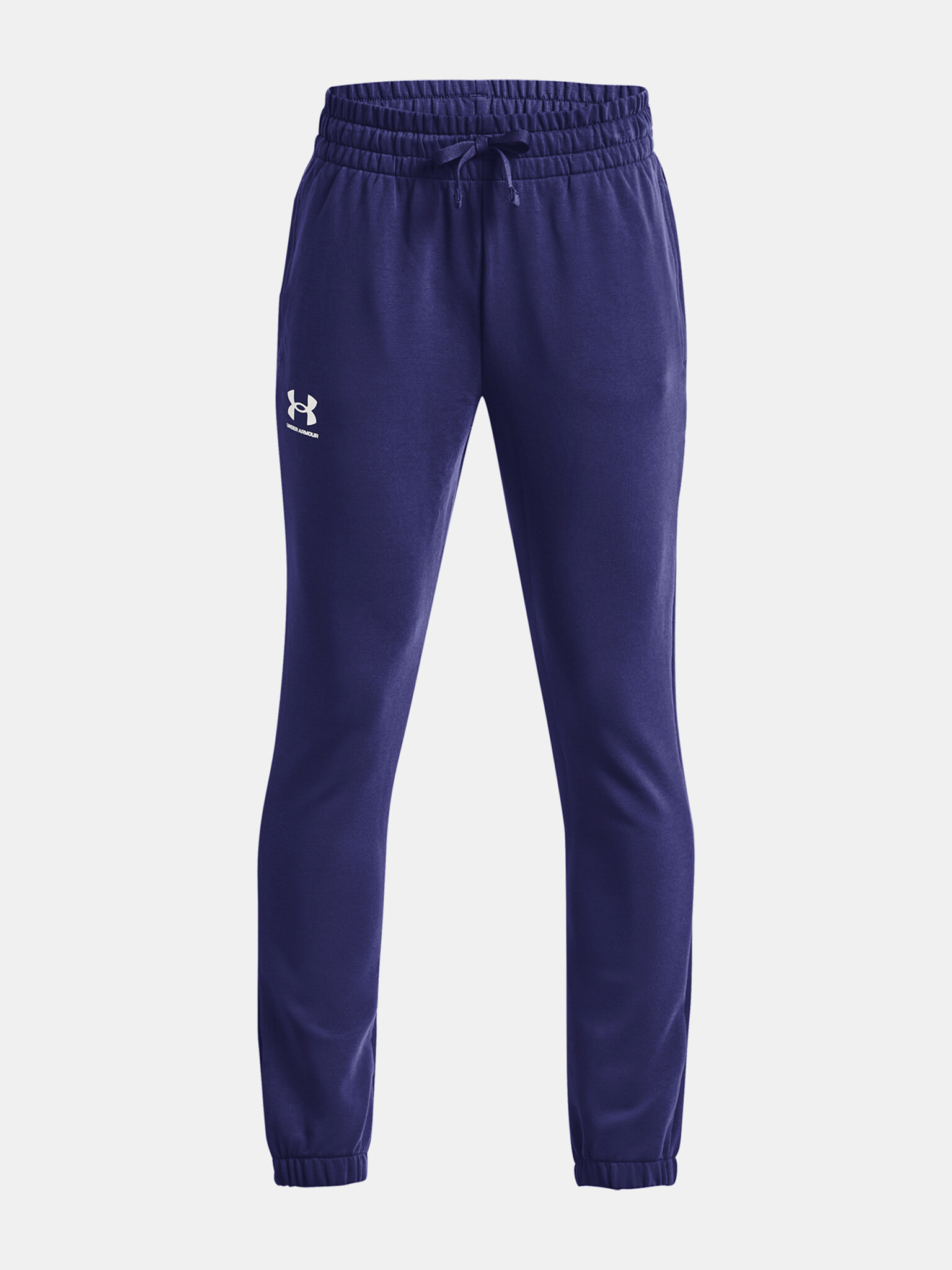 Under Armour UA Rival Terry Kids Joggings Blue - Pepit.gr