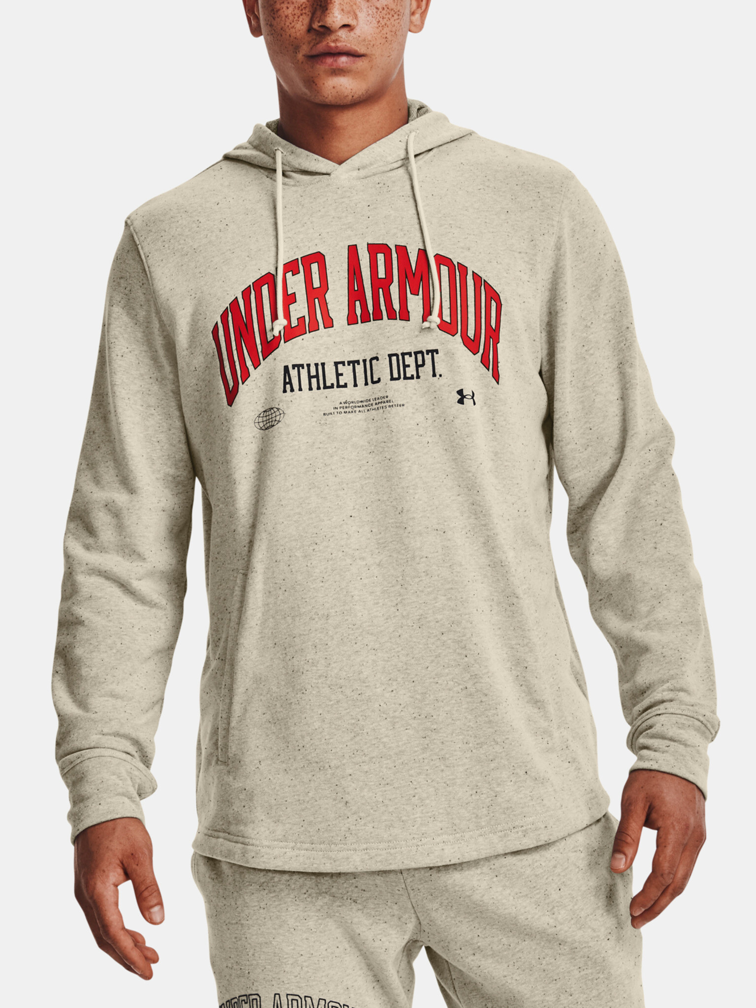 Under Armour UA Rival Try Athlc Dept HD Sweatshirt Brown - Pepit.gr