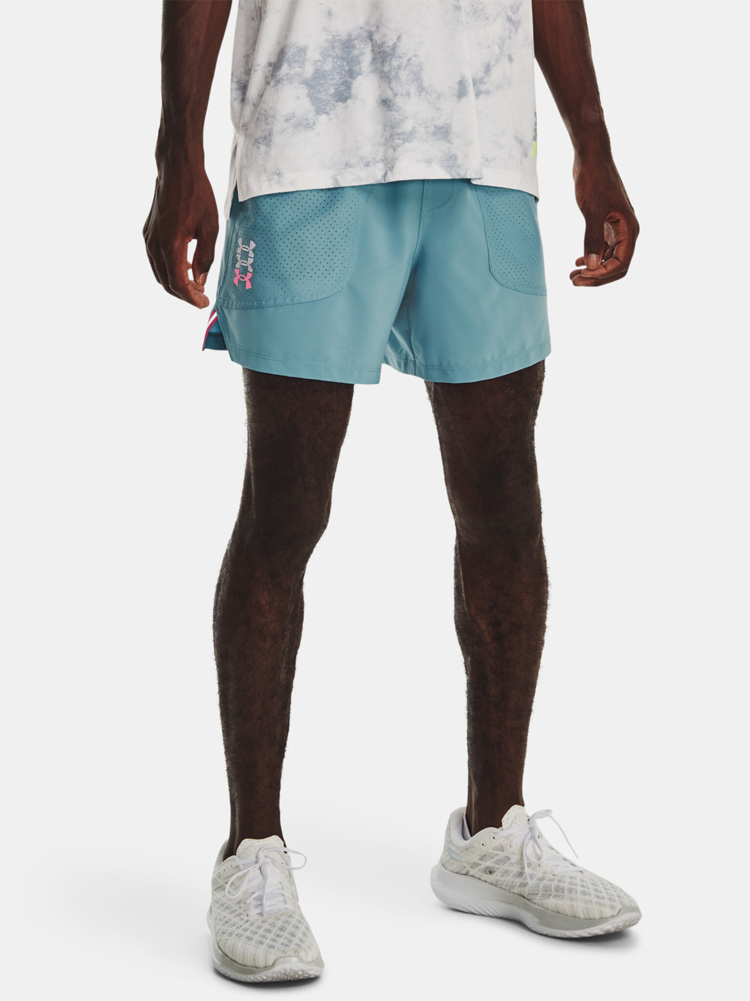 Under Armour UA Run Anywhere Short pants Blue - Pepit.gr