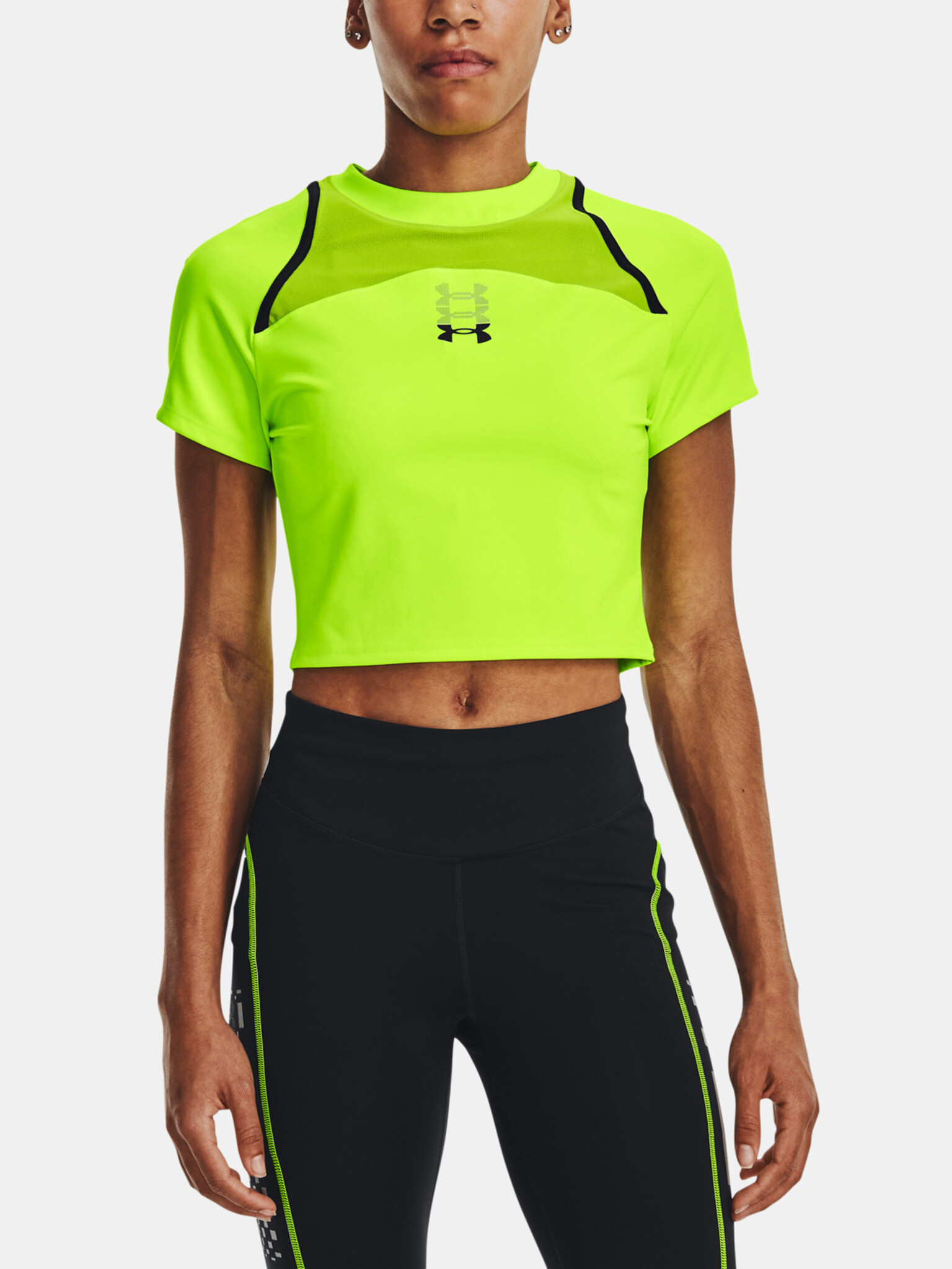 Under Armour UA Run Anywhere T-shirt Green - Pepit.gr