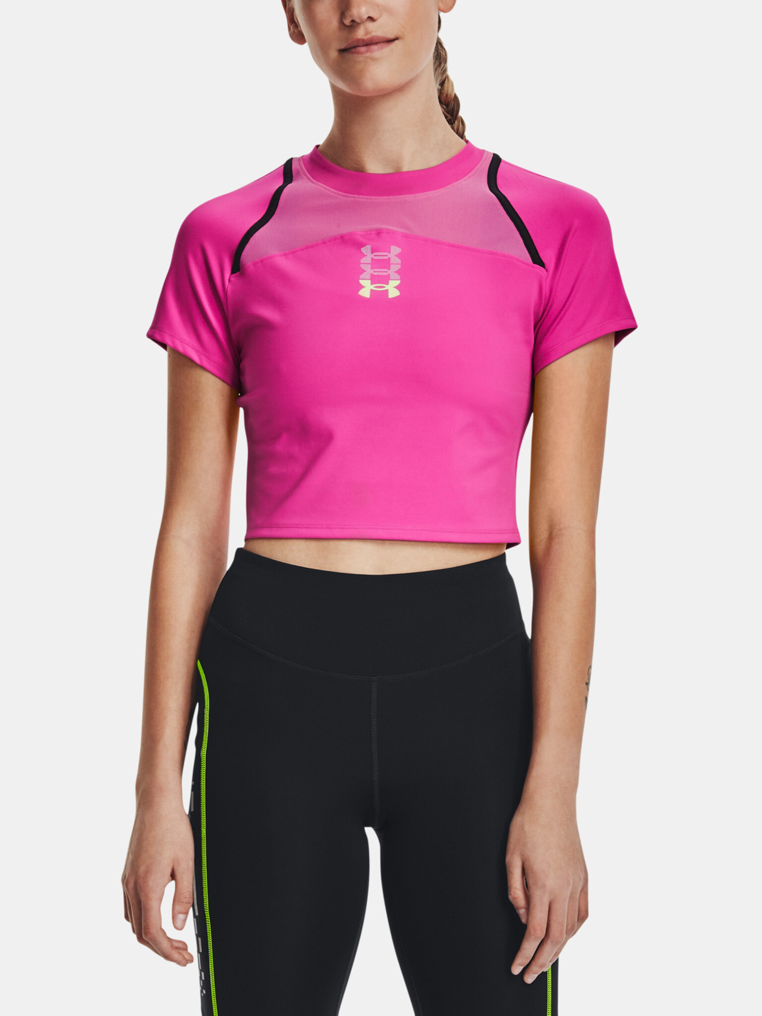 Under Armour UA Run Anywhere T-shirt Pink - Pepit.gr